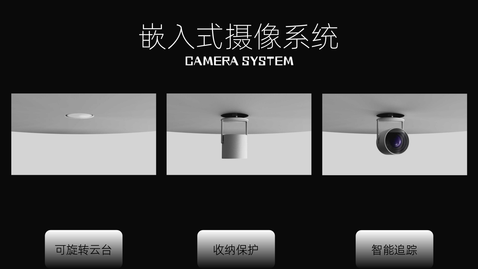 Consumer electronics，Minimalism，Modular folding，embedded camera system，