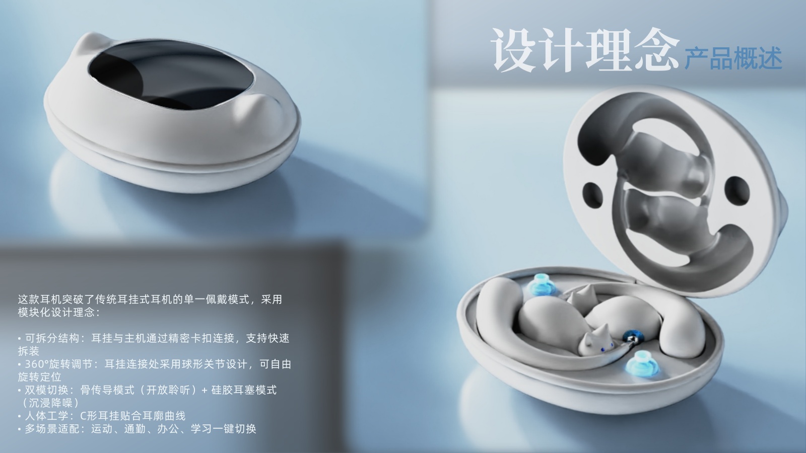 Consumer electronics，Modular design，Bone conduction，Ergonomics，