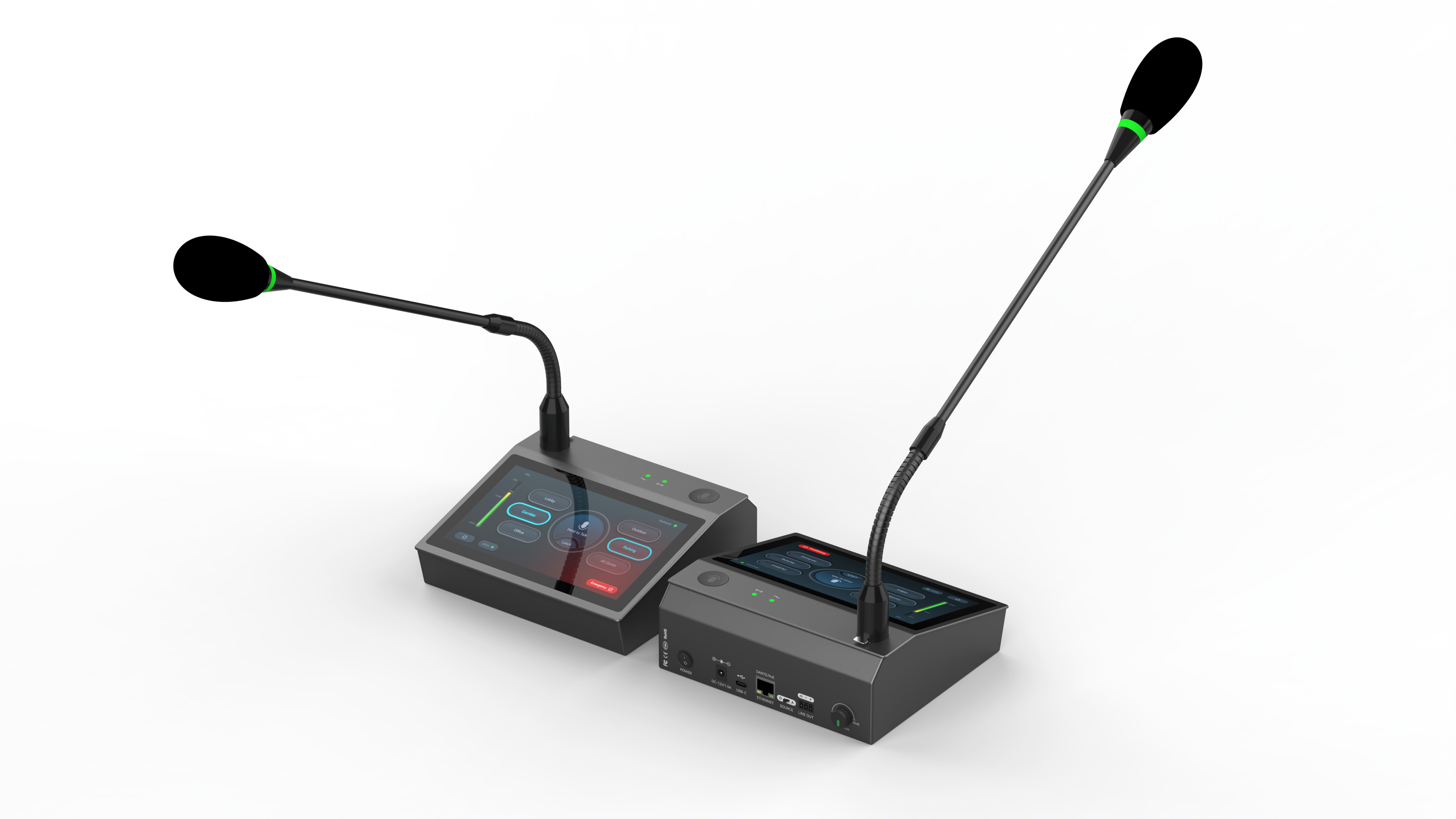 Paging station，Audio products，Product appearance，Microphone，Conference audio，Paging station，Digital broadcasting，Audio products，Broadcasting equipment，Product appearance，Microphone，Conference audio，Professional equipment design，Digital broadcasting，Broadcasting equipment，Professional equipment design，