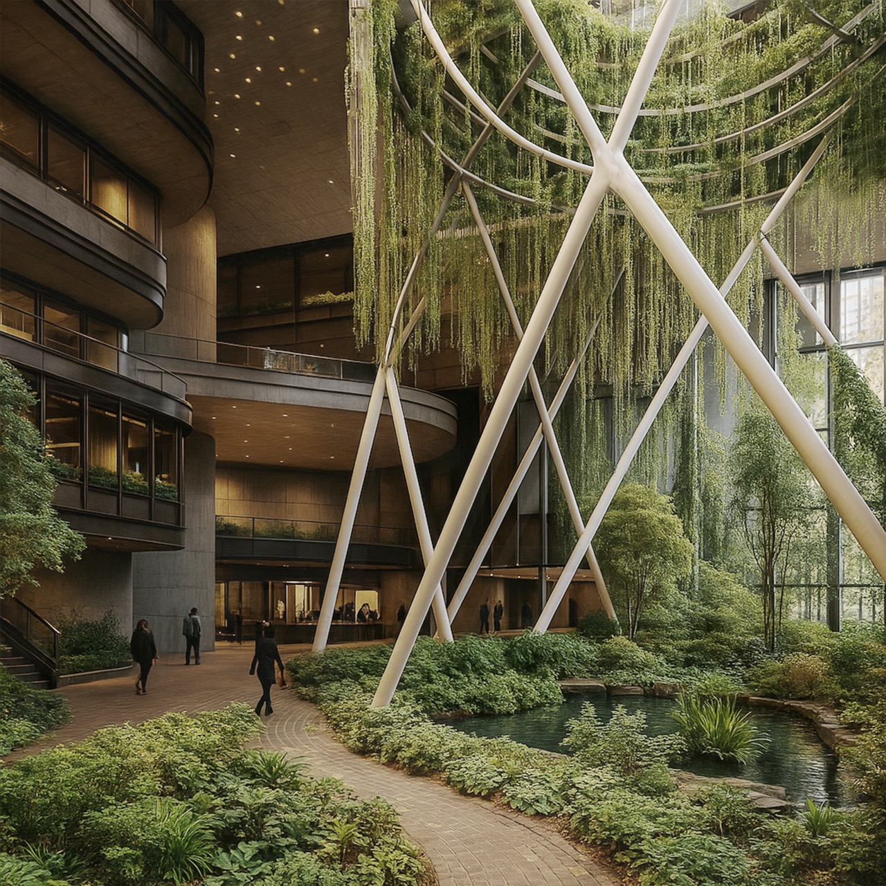 Vertical Farm Skyscraper，Architecture，environmental design，ecological architecture，