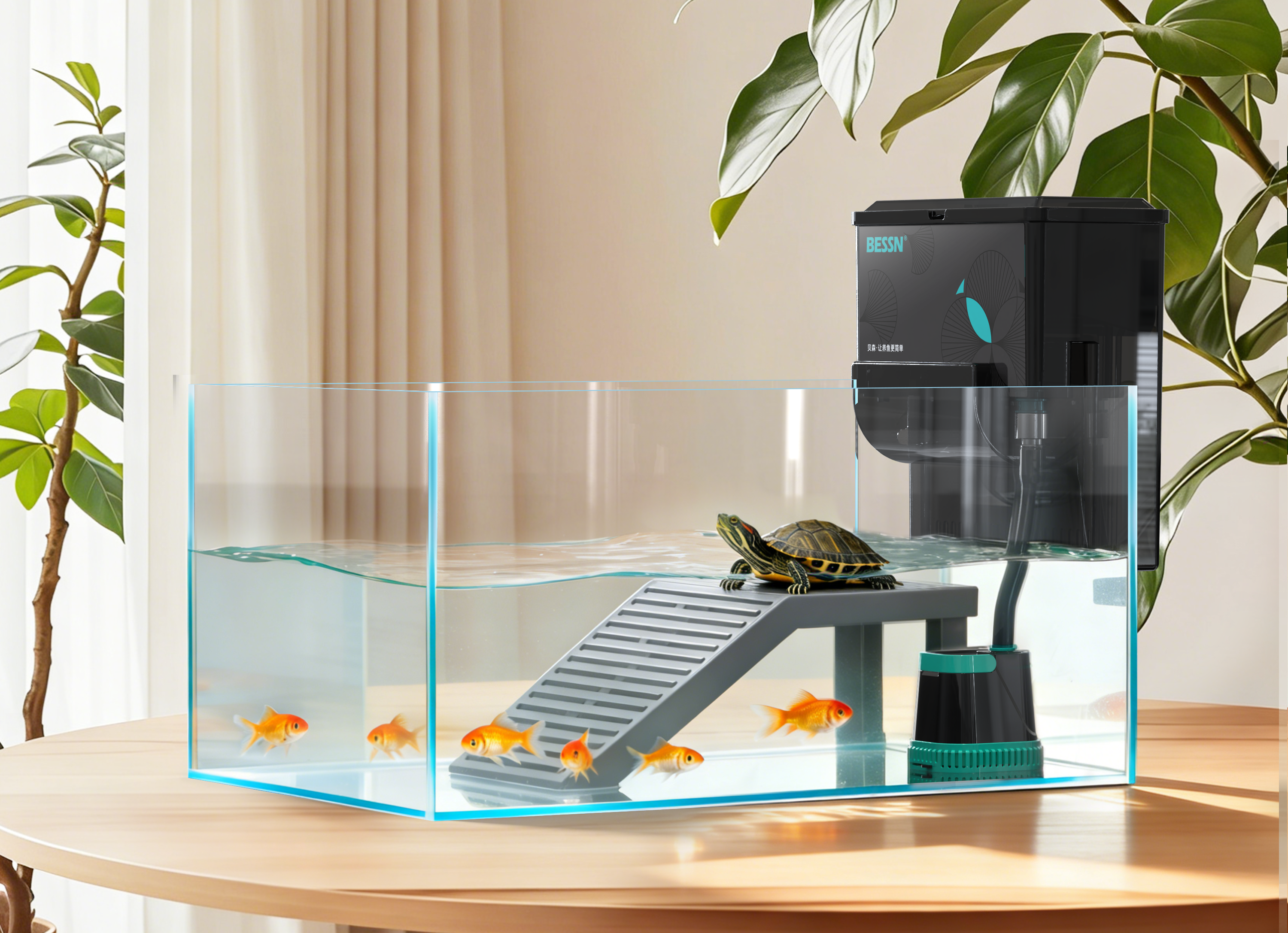 Aquarium products，Wall-mounted filter，filter，Fish tank filtration，