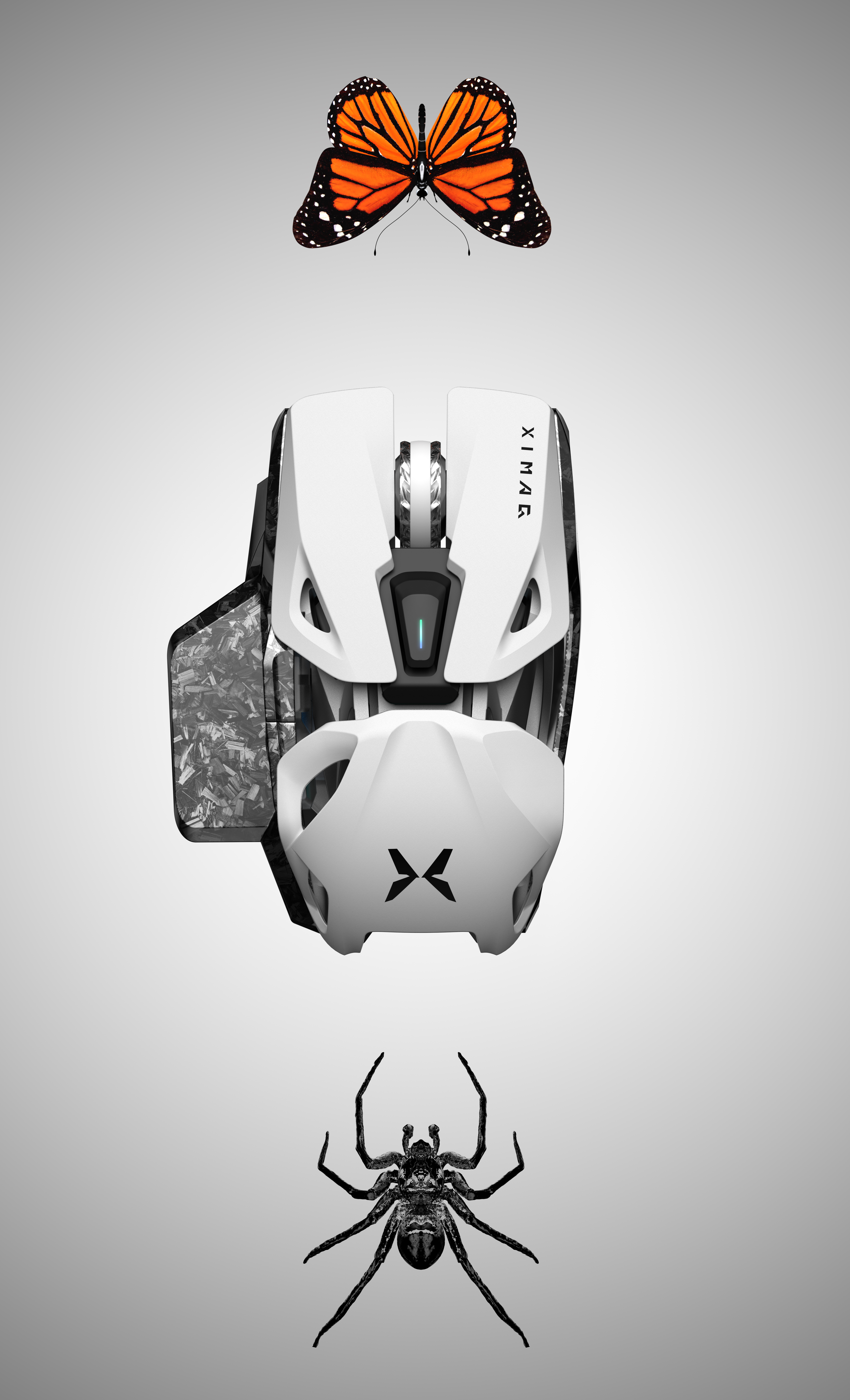 mouse，Lightweight，Gaming esports，Mouse design，product design，industrial design，several-dimensional design，