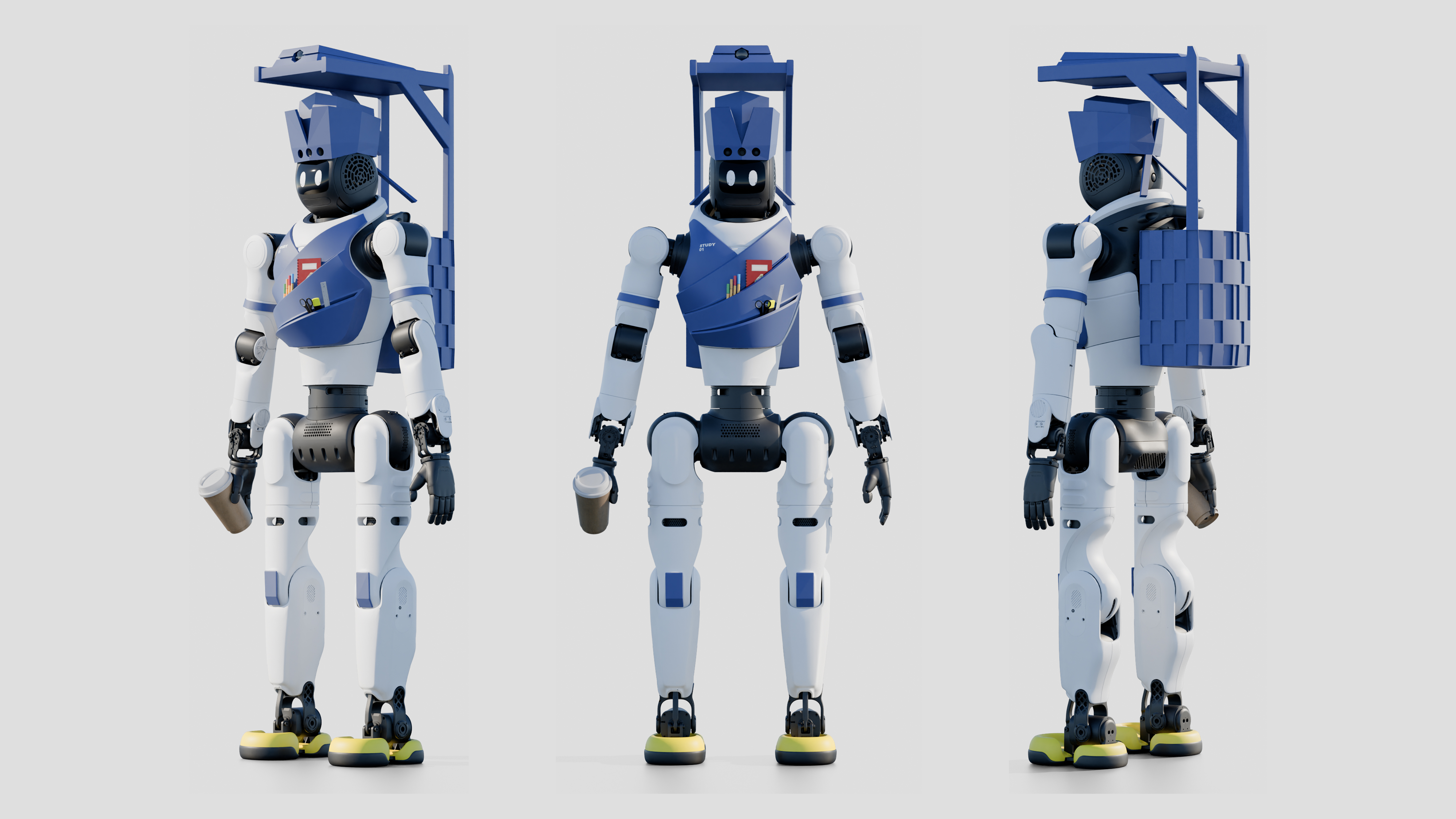 Humanoid robot，rhinoceros x2，Intelligent Yuan，robot，IP Design，