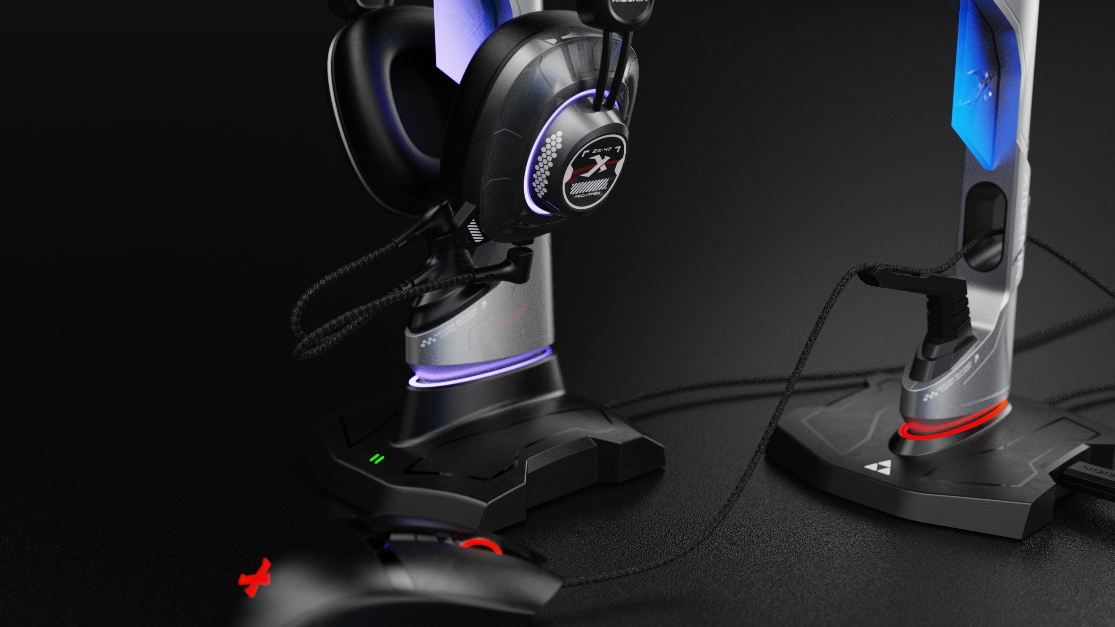 Earphone bracket，E-Sports Peripherals，Siberia Z10，The table is set up.，Headset Holder，Mouse Hub，multi-function，mouse，
