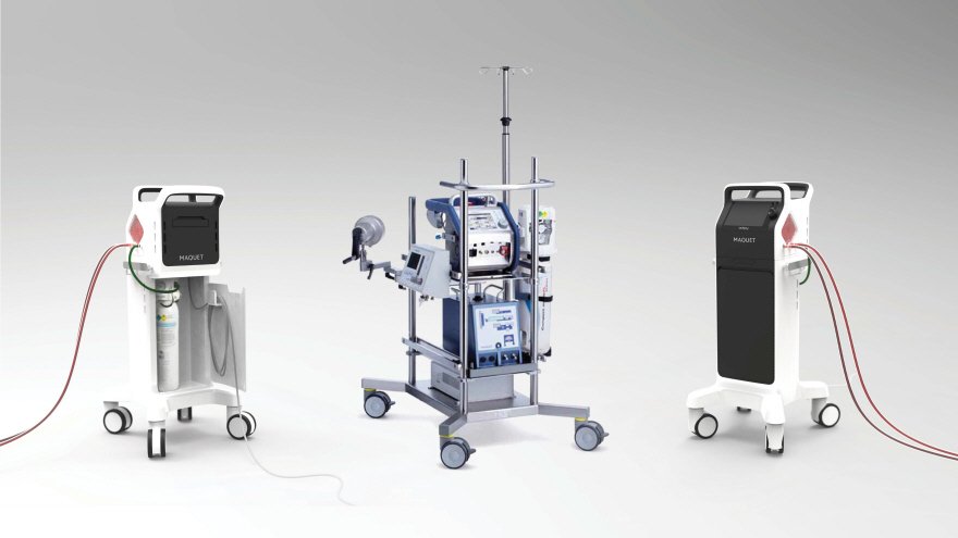 sketch，ECMO，nursing，Small，white，medical care，respiratory failure，Artificial lung，