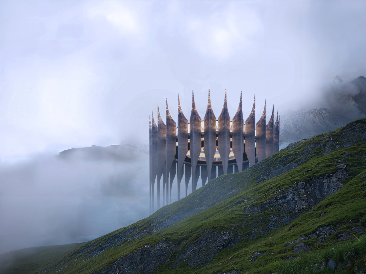 lynx，conceptual design，Drone Fortress，Drone Rescue Station，