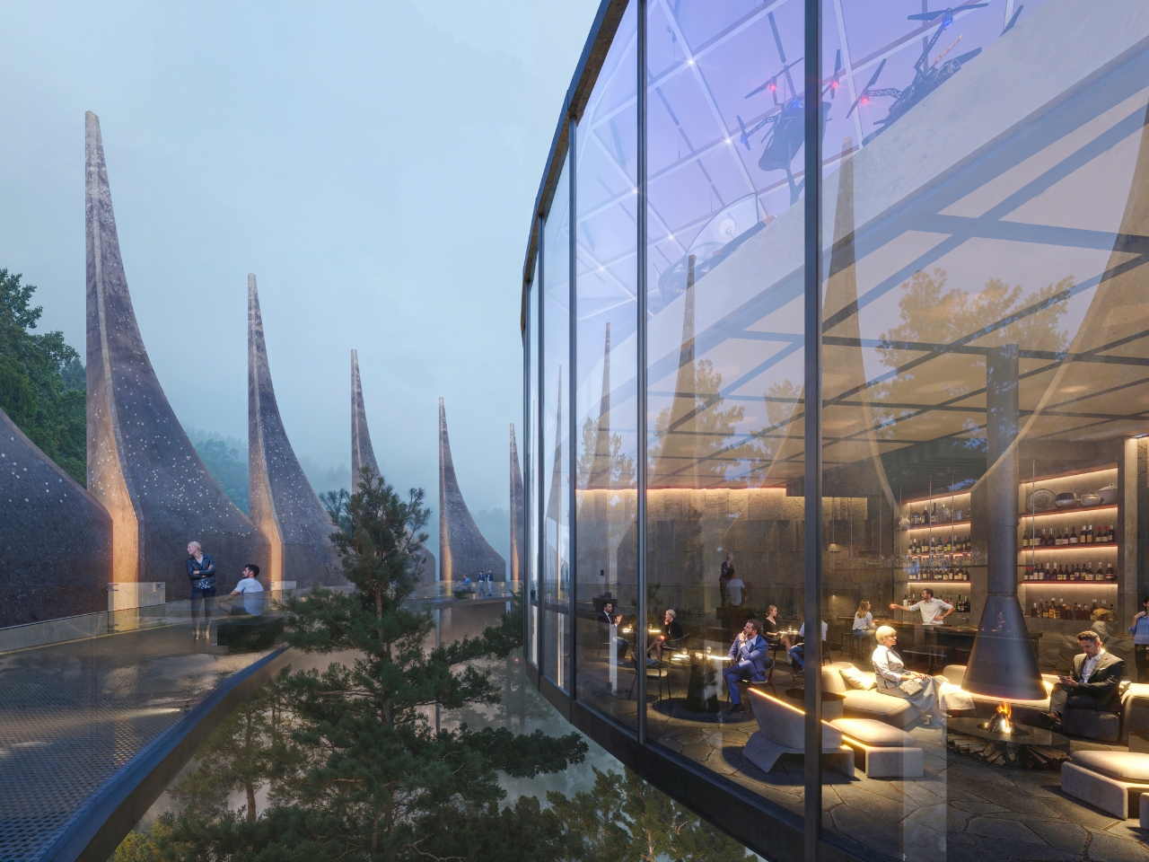lynx，conceptual design，Drone Fortress，Drone Rescue Station，