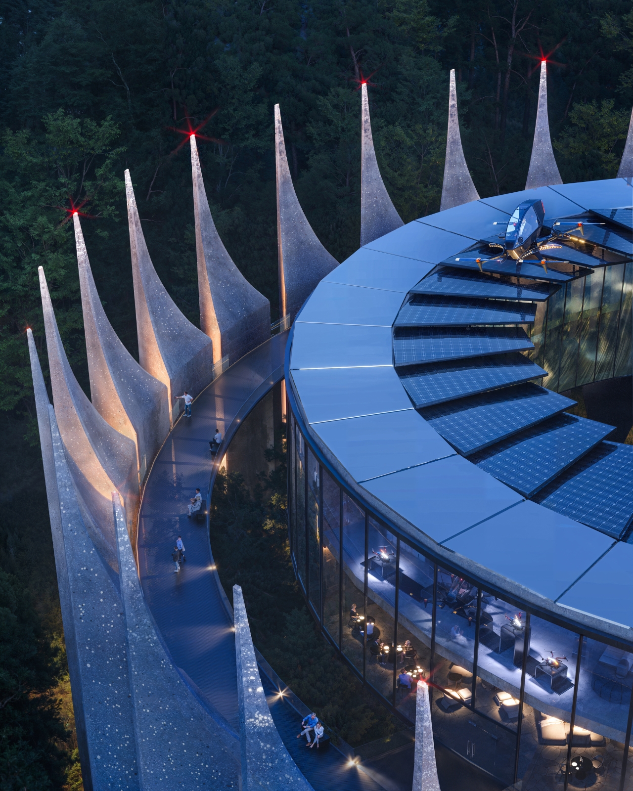 lynx，conceptual design，Drone Fortress，Drone Rescue Station，