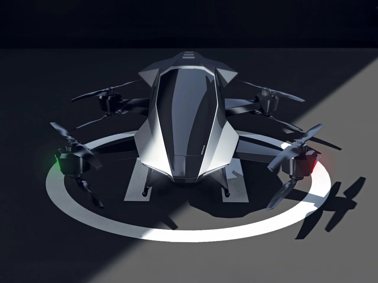 MX1，Single electric vertical take-off and landing aircraft，eVTOL，vehicle，
