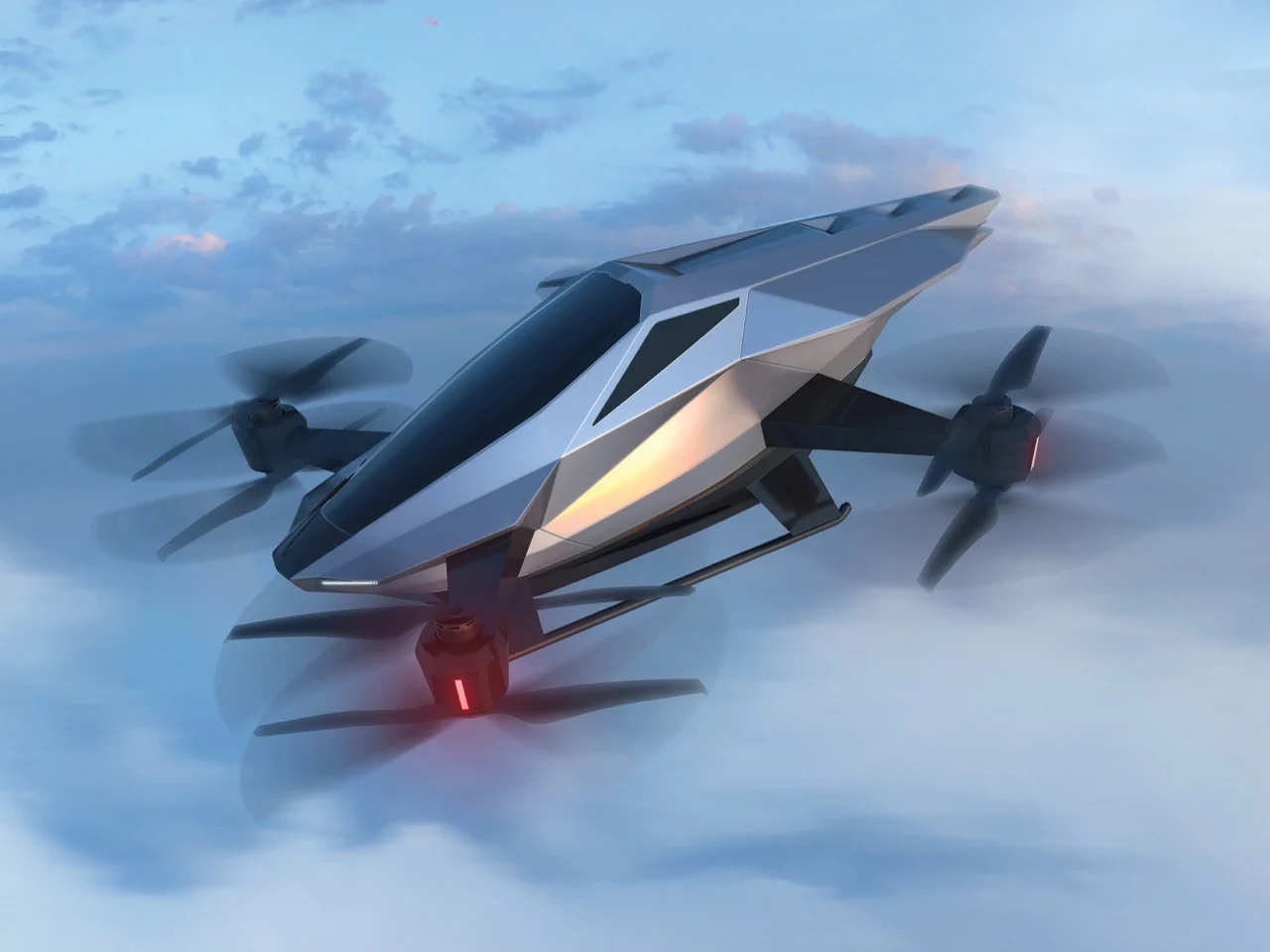MX1，Single electric vertical take-off and landing aircraft，eVTOL，vehicle，
