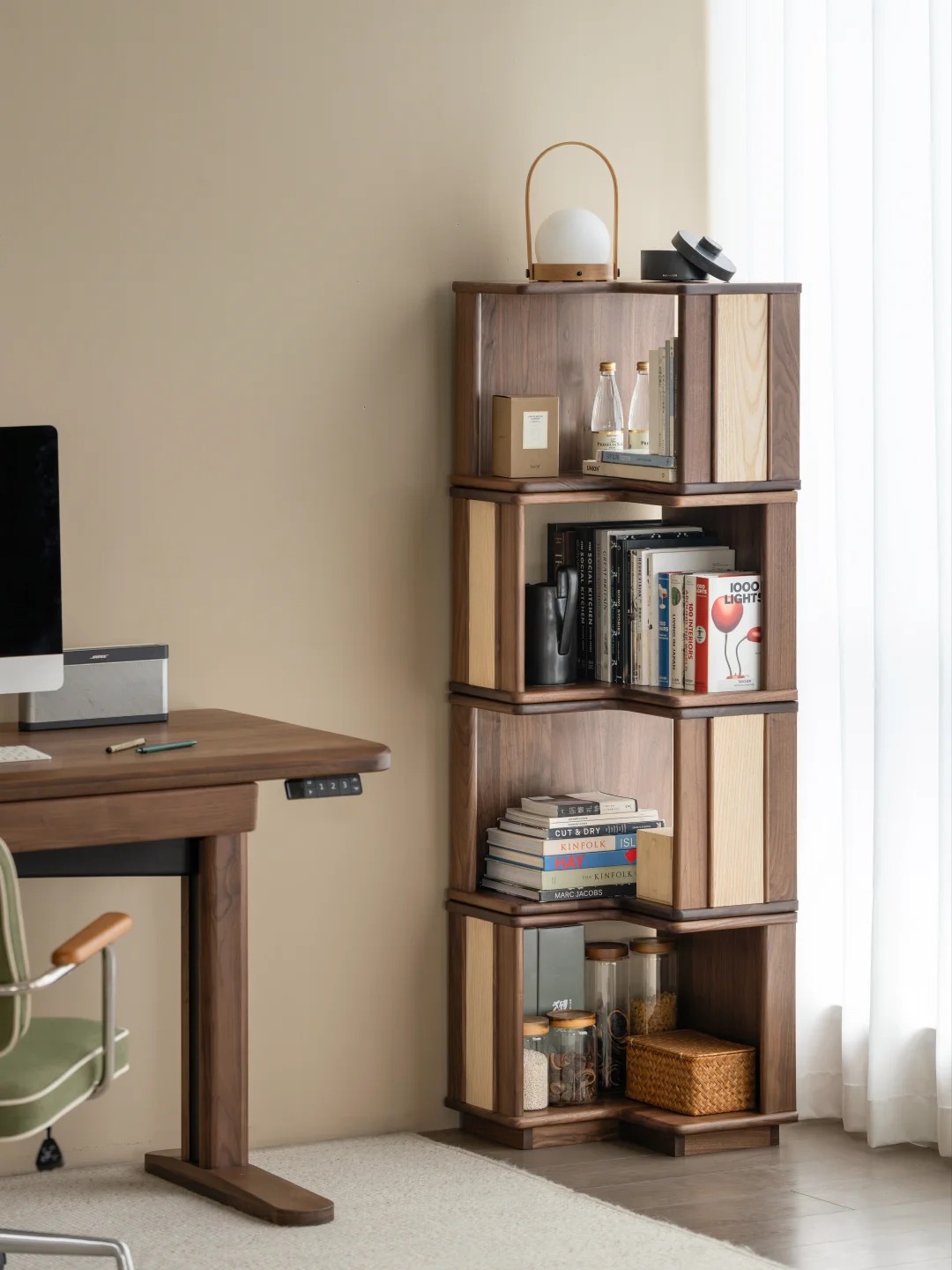 Black walnut furniture，Solid wood furniture，Original design，Residential Furniture，furniture design ，Module cabinet，