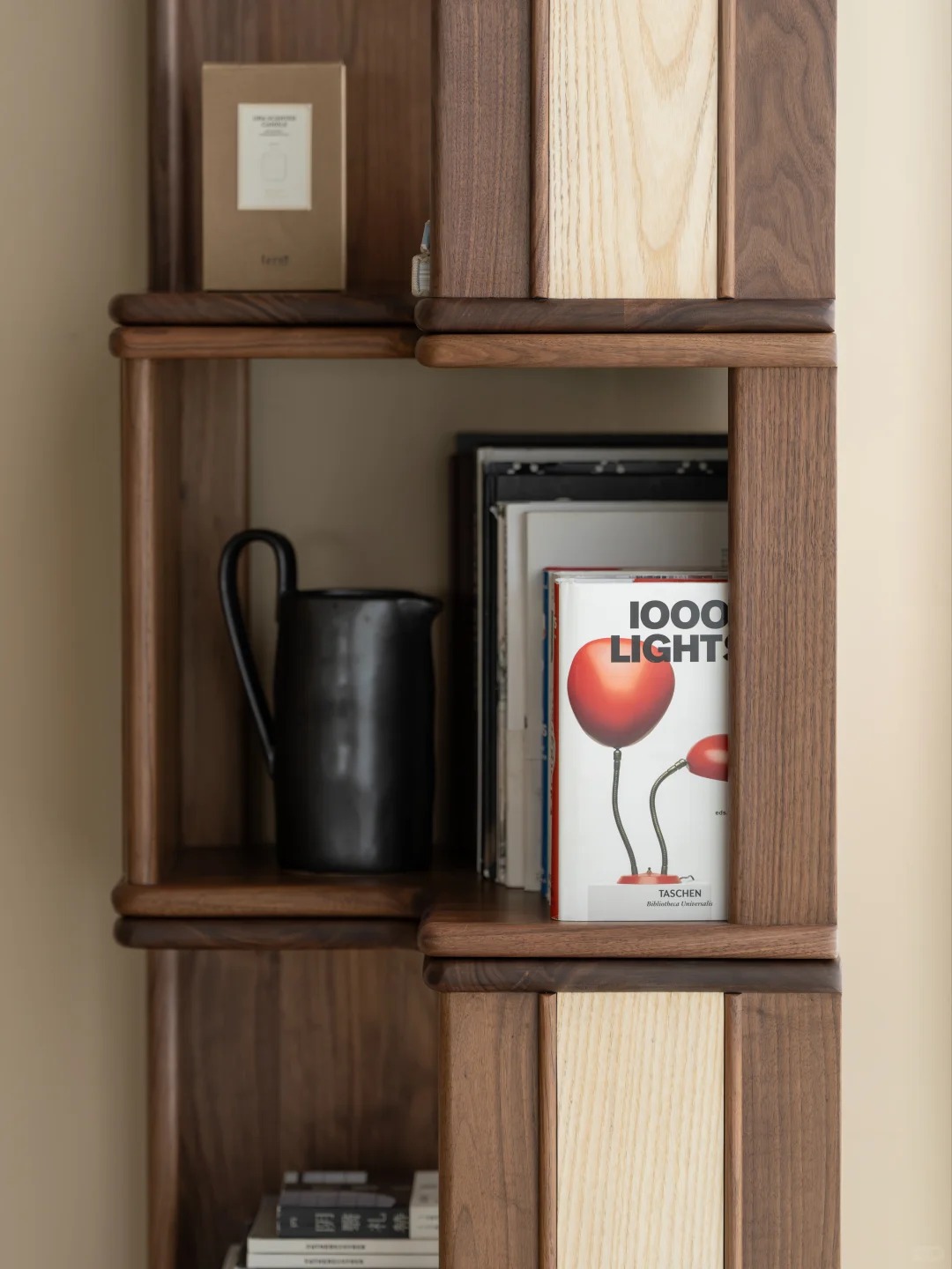 Black walnut furniture，Solid wood furniture，Original design，Residential Furniture，furniture design ，Module cabinet，