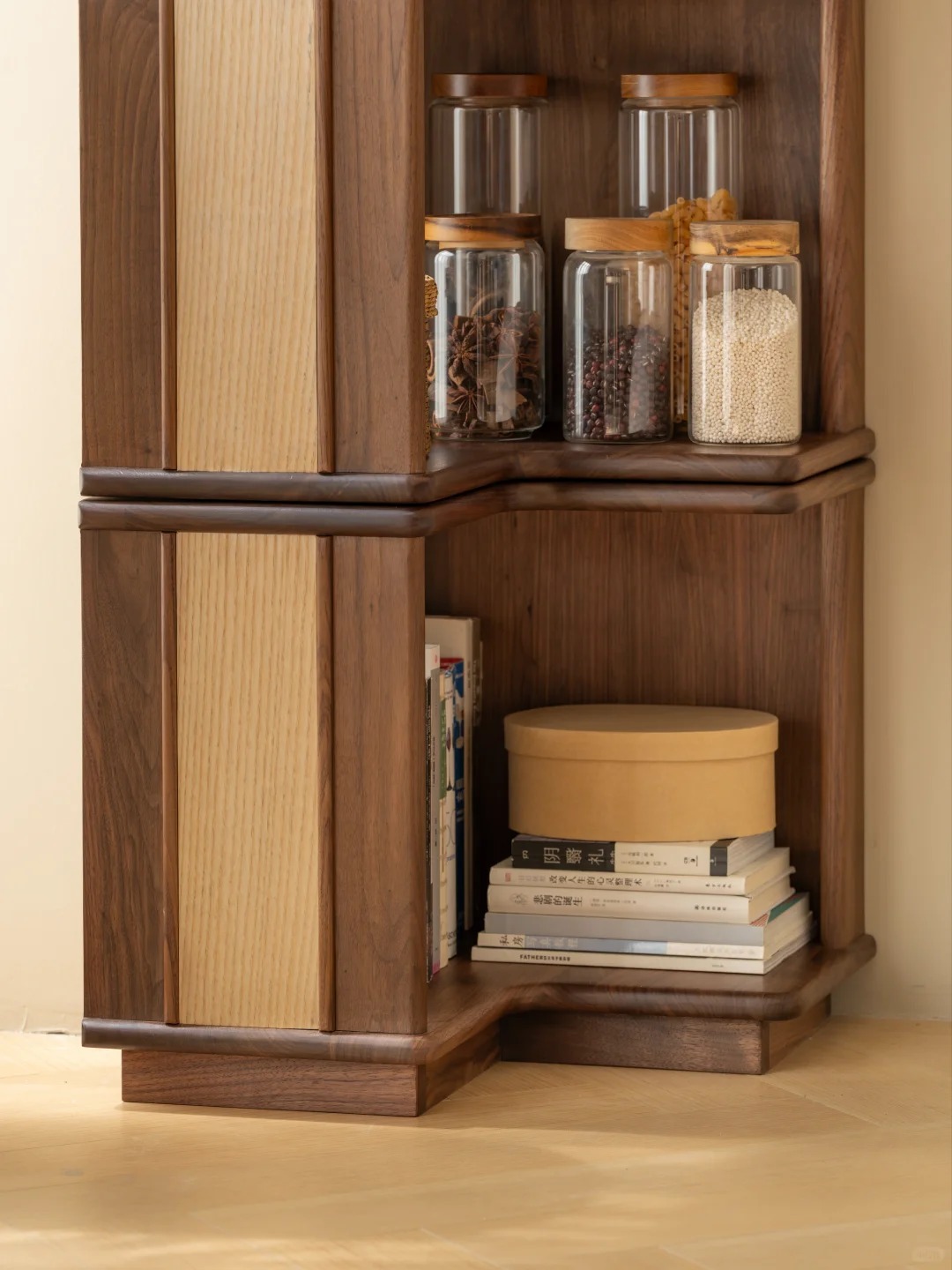 Black walnut furniture，Solid wood furniture，Original design，Residential Furniture，furniture design ，Module cabinet，