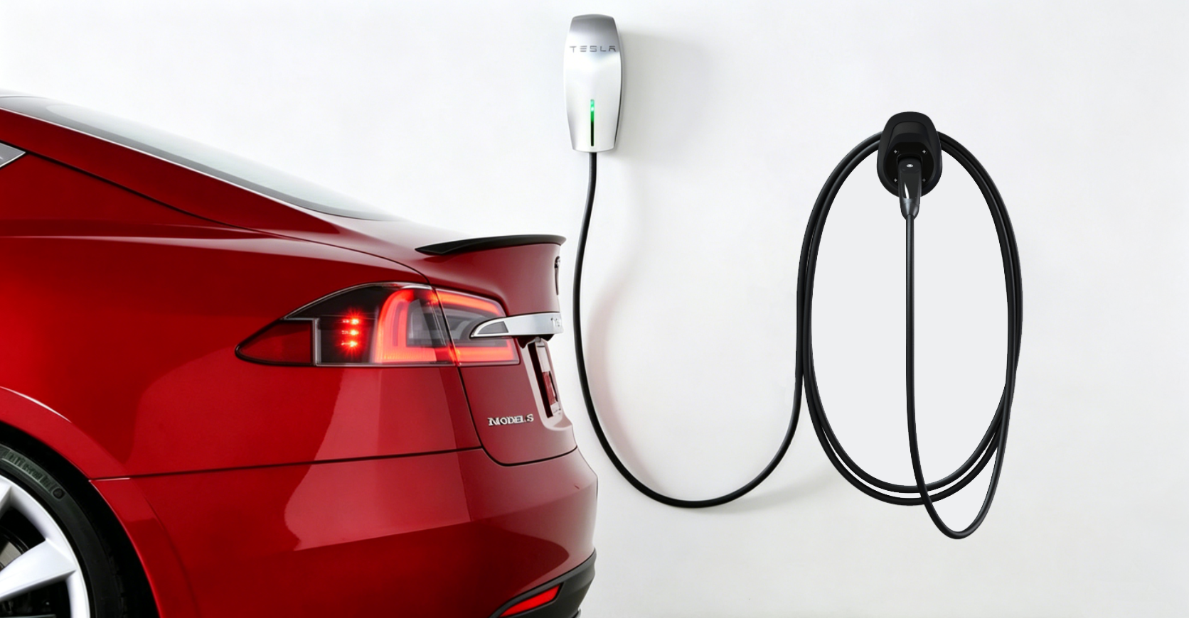 New energy vehicle，Charging pile，Charging gun，Tesla，