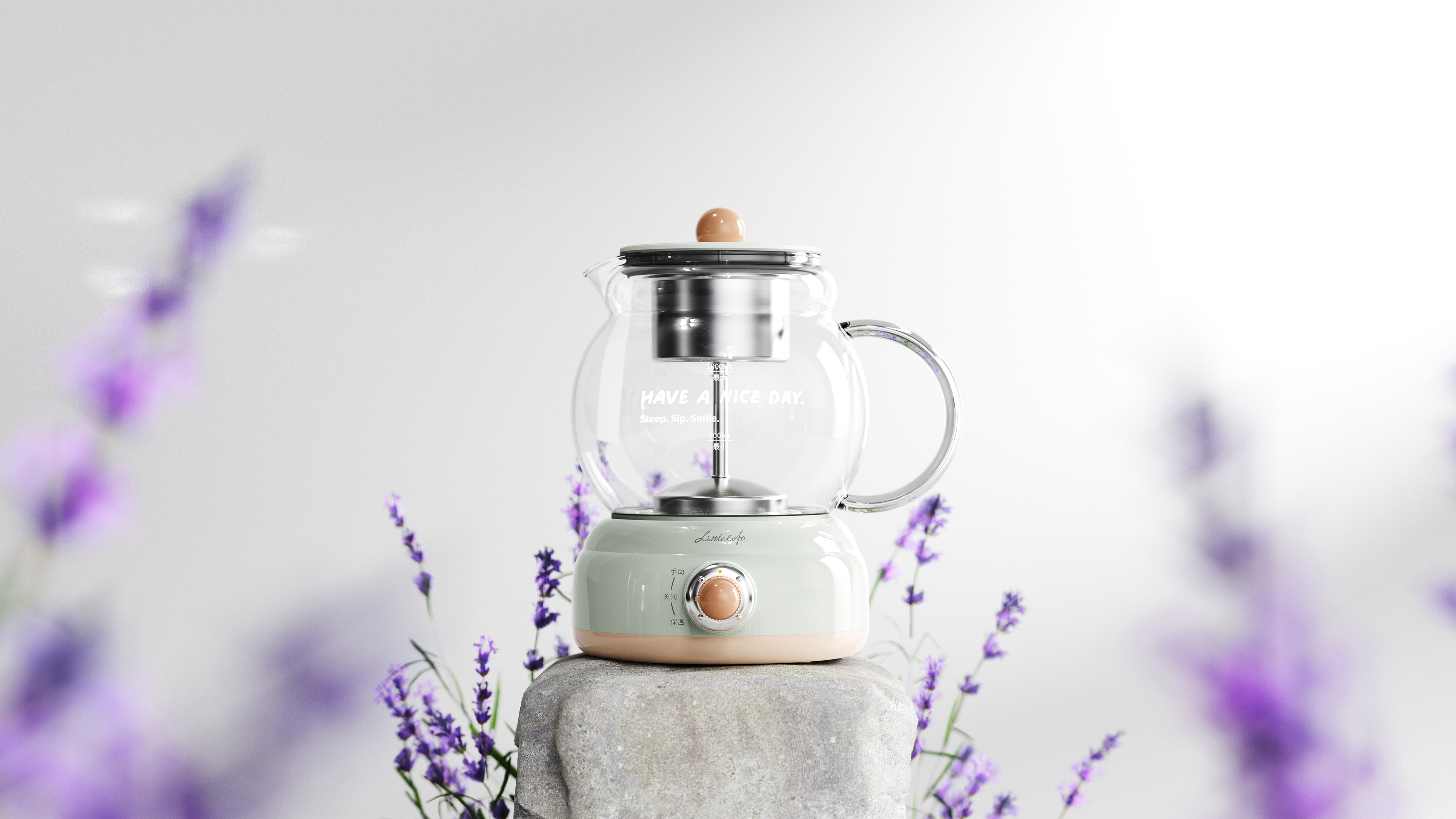 industrial design，product design，household electrical appliances，Tea cooker，Health pot，
