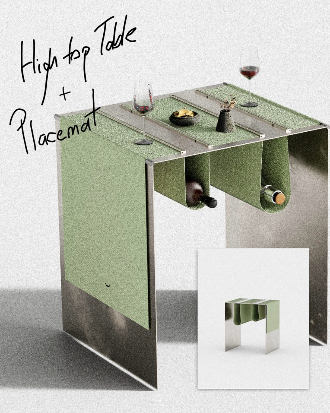 High foot table，furniture，originality，Housewear & Furnishings，