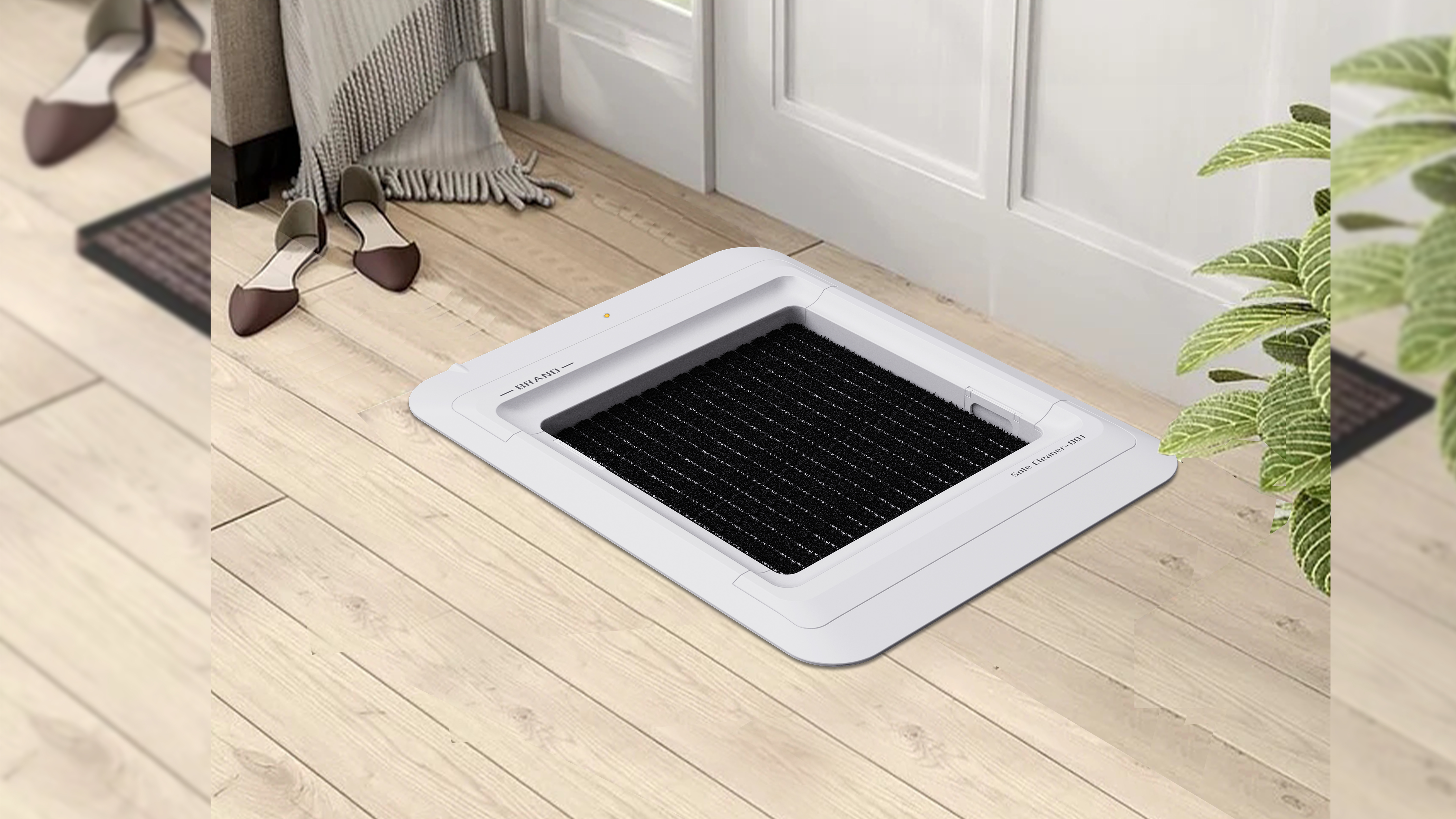 sole cleaning machine，No shoes change，Home scene，