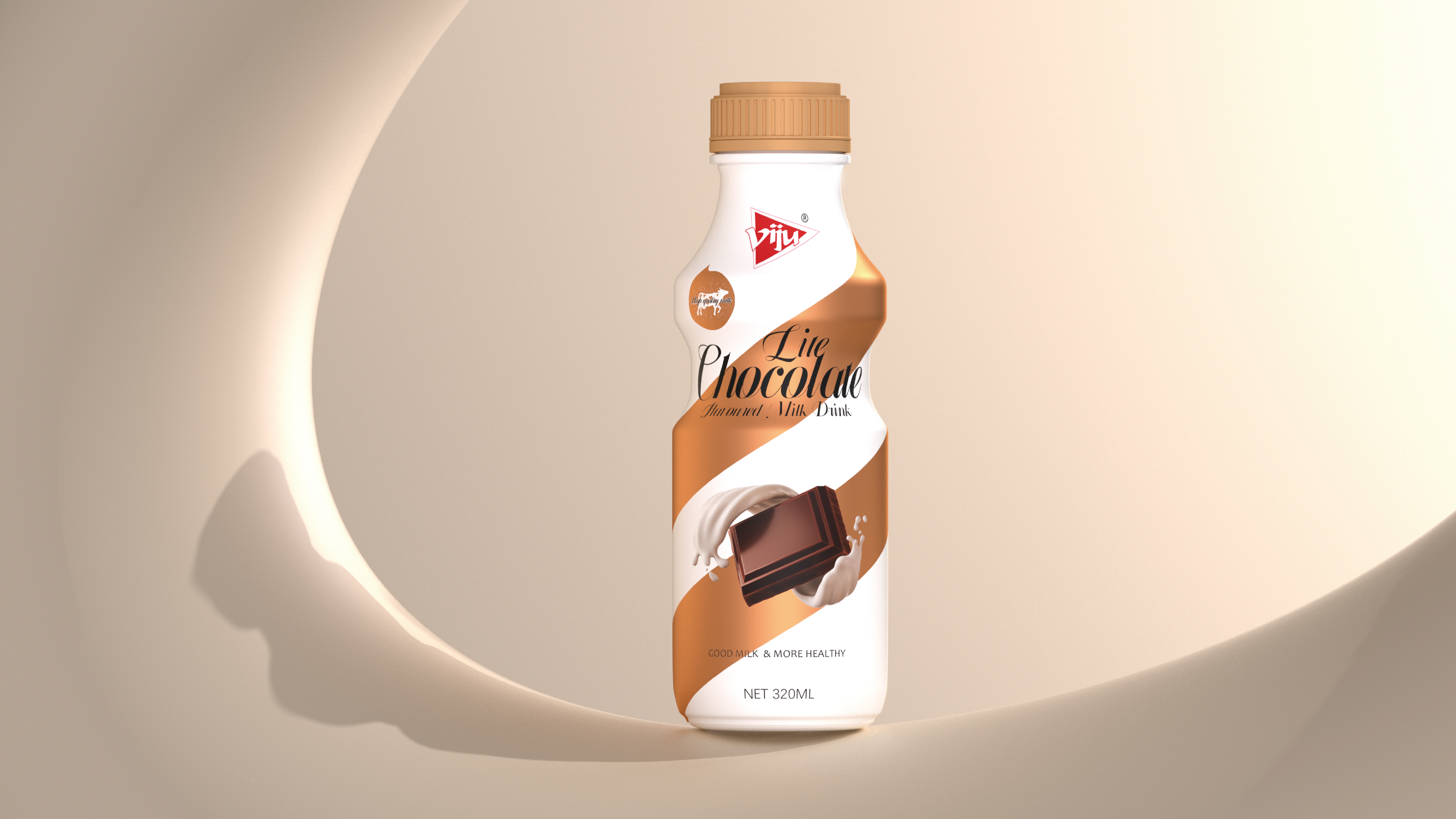 VIJU only for a long time，beverage packaging，Packaging technology，Flavor milk，Beverage packaging，fresh，senior，Bottle design，