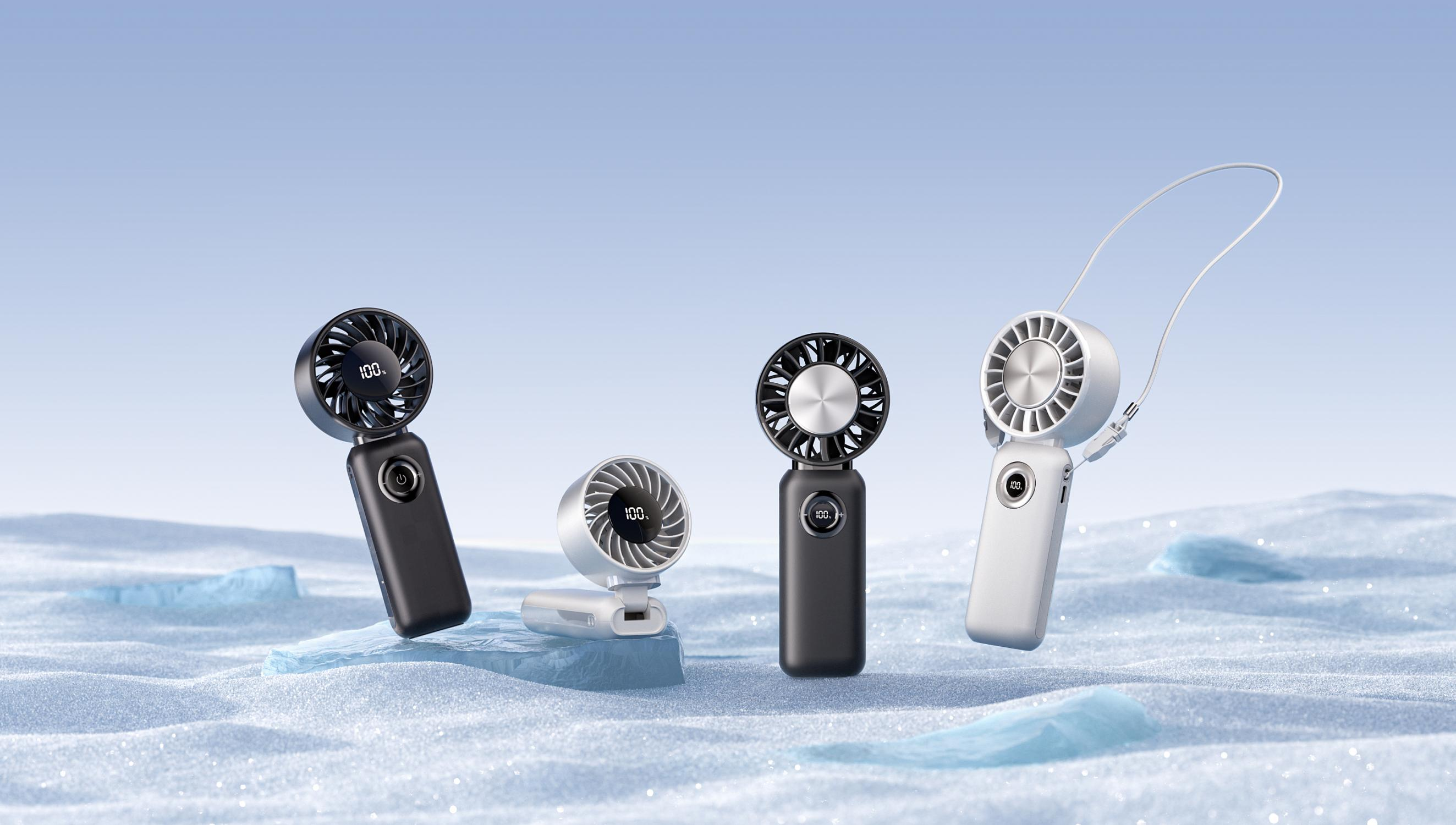 Explosions products, digital 3C, handheld small fan, fan，