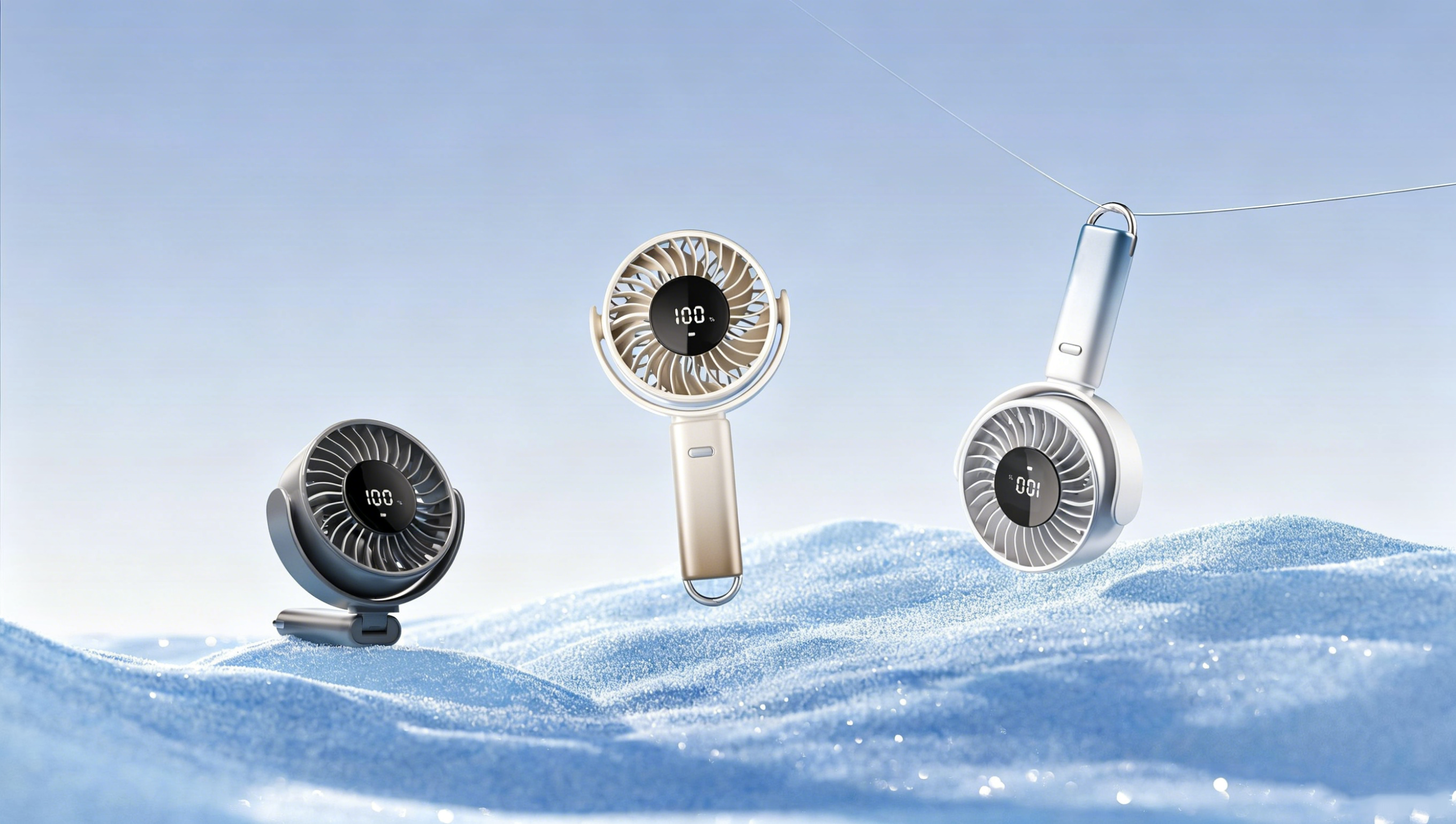Explosions products, digital 3C, handheld small fan, fan，