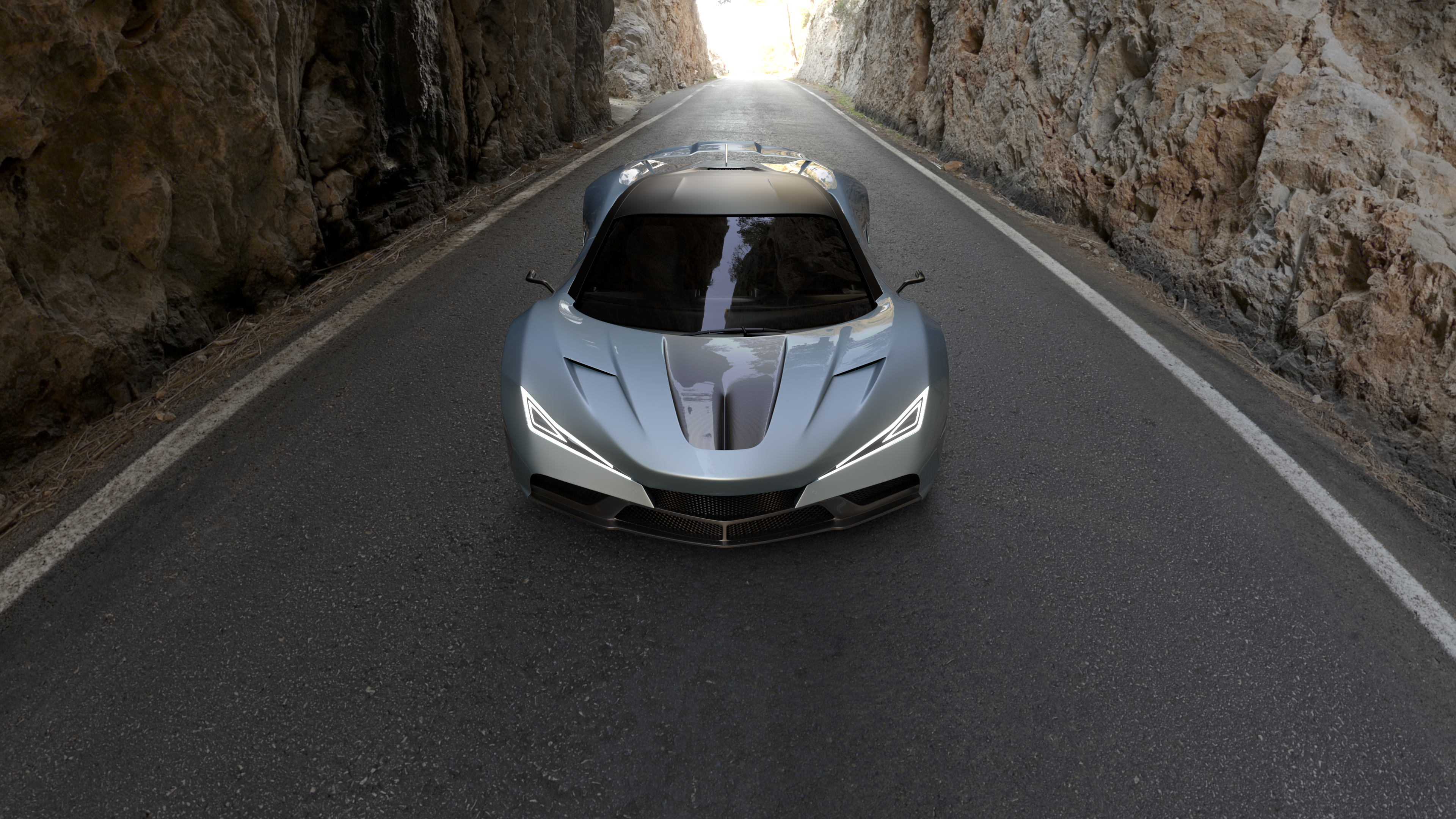 Super run，Sports car，streamline，