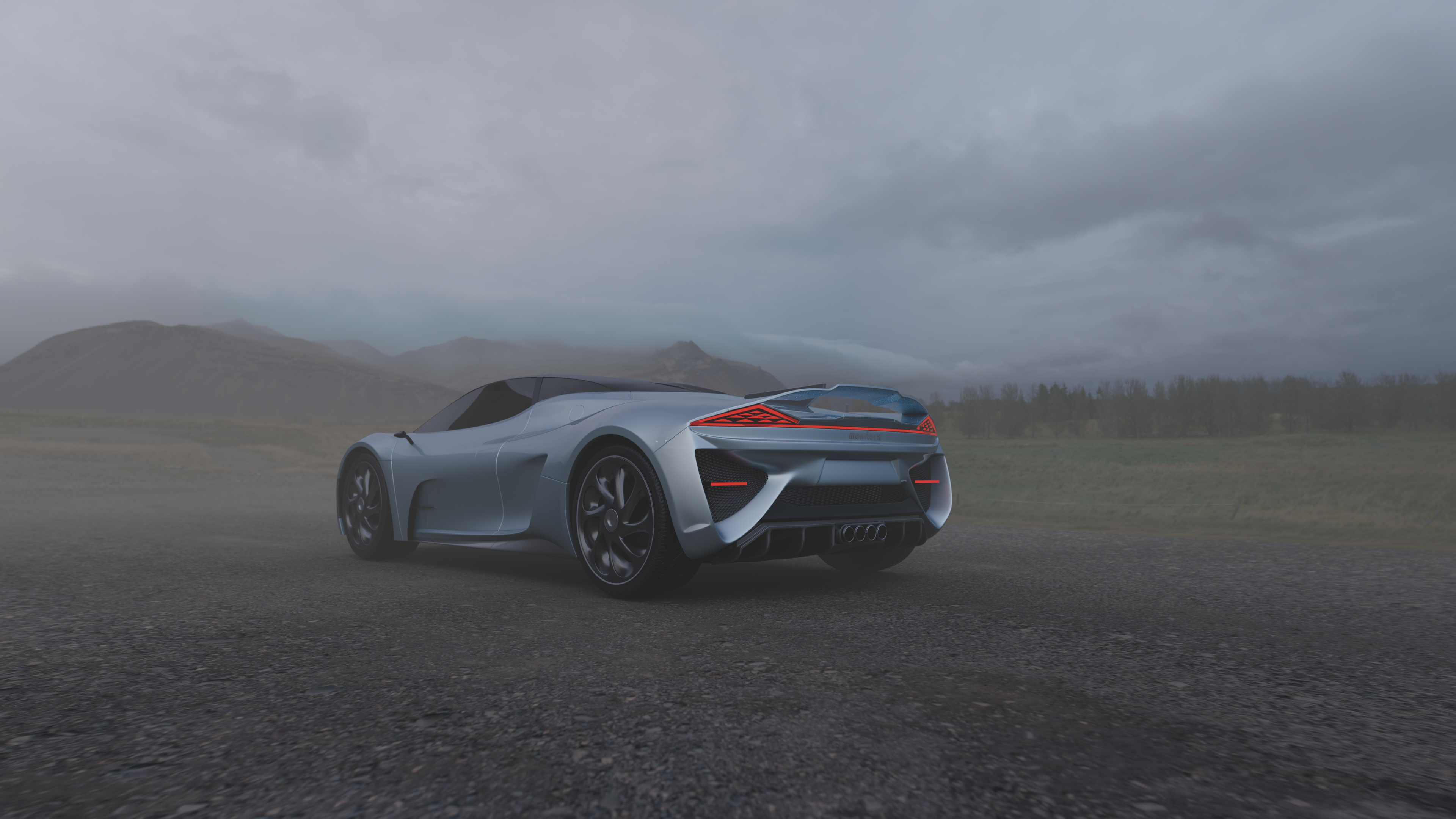Super run，Sports car，streamline，