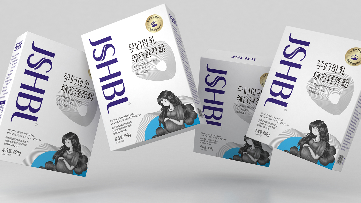 Packaging Design of Maternal and Infant Nutrition Products，Fish Oil Packaging Design，Series Product Packaging Design，