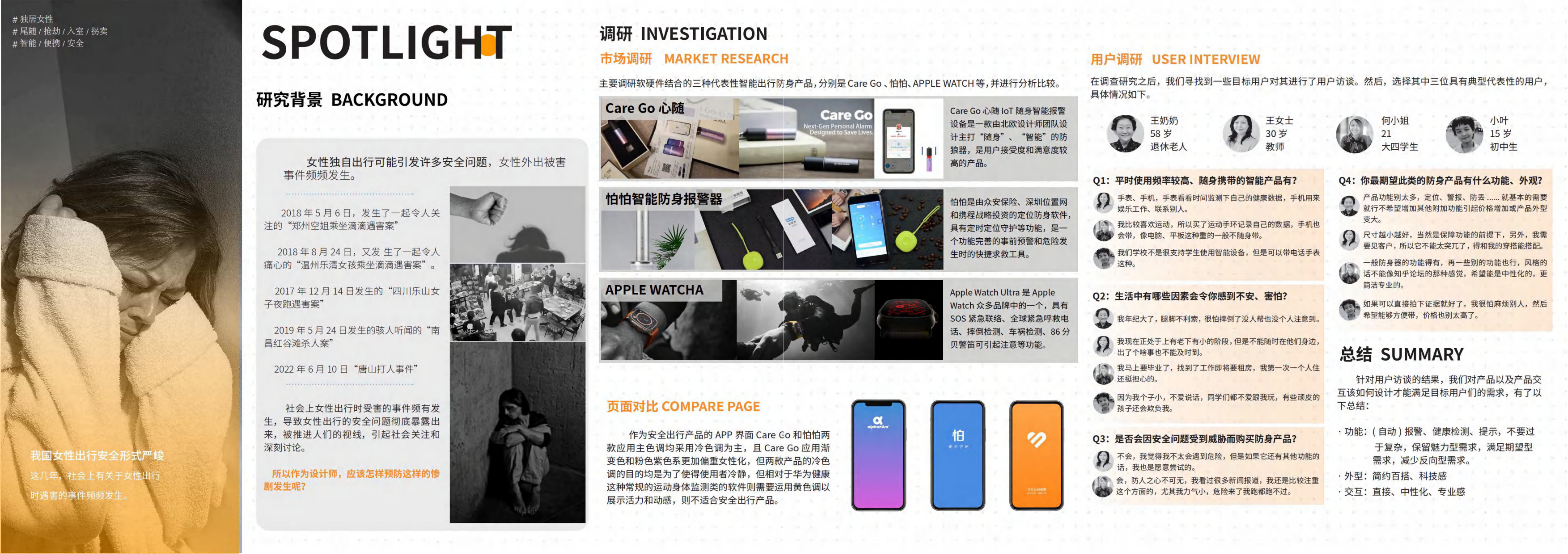 children，the elderly，self-defense and fall prevention，Wearable device，outdoor sport，Outdoor Rescue，Unique female，General design，