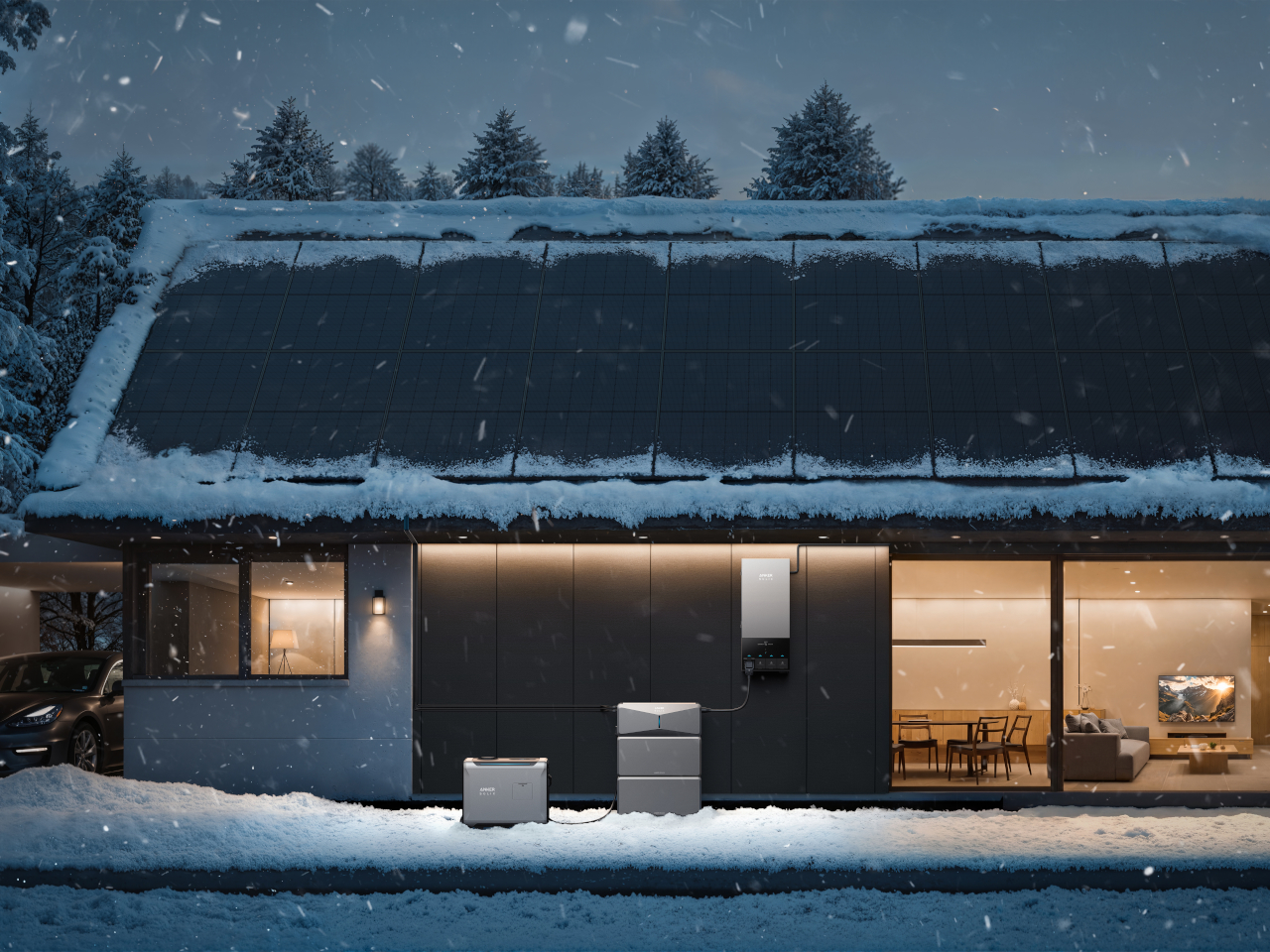 AnkerSOLIXE10，Household standby power supply，Photovoltaic energy storage，UL certification outdoor energy storage，