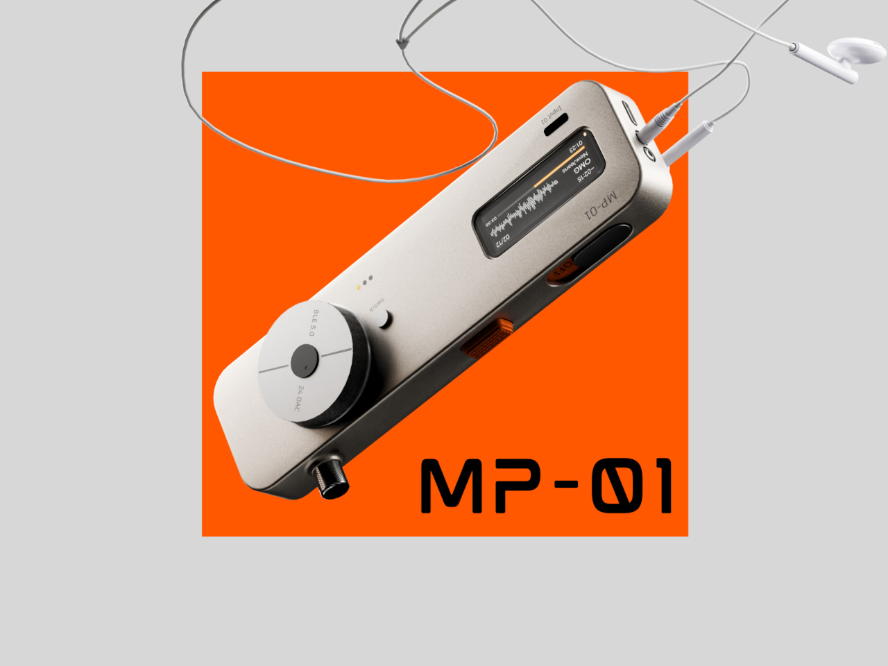 MP1 Walkman，Modern Walkman，TeenageEngineering，Minimalist Player，