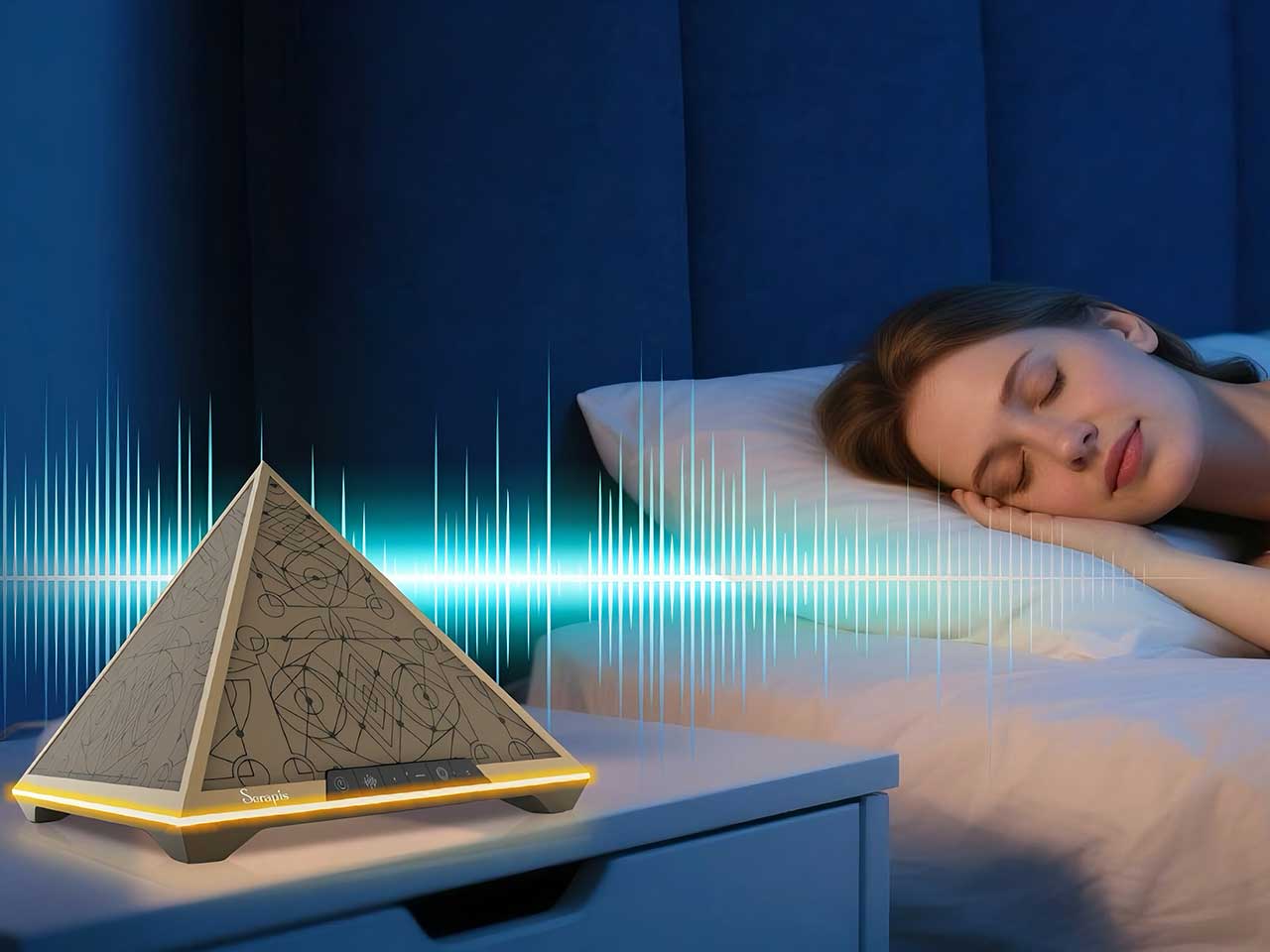 Sleep aid artifact，No screen sleep instrument，Pyramid，Schumann resonance，good sleep，