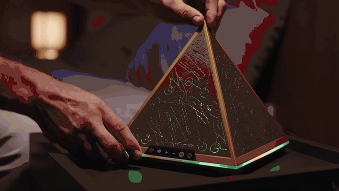 Sleep aid artifact，No screen sleep instrument，Pyramid，Schumann resonance，good sleep，