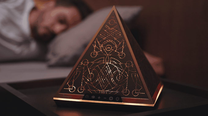 Sleep aid artifact，No screen sleep instrument，Pyramid，Schumann resonance，good sleep，