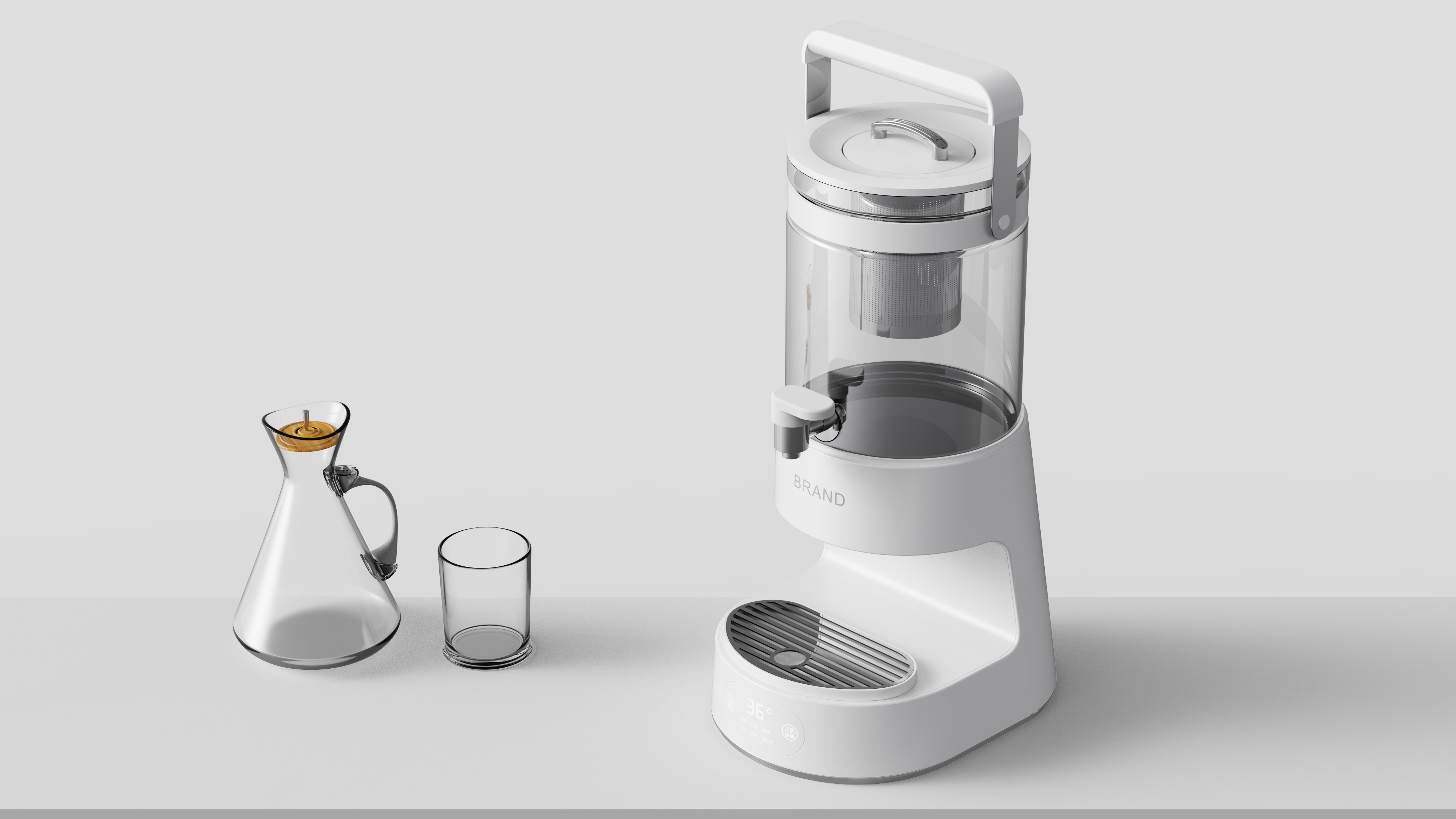 Flower teapot，Appearance Design of Flower Teapot，Health pot appearance design，Shunde Design，Appearance design of small household appliances，New product development，New product design，Zhongshan Design，