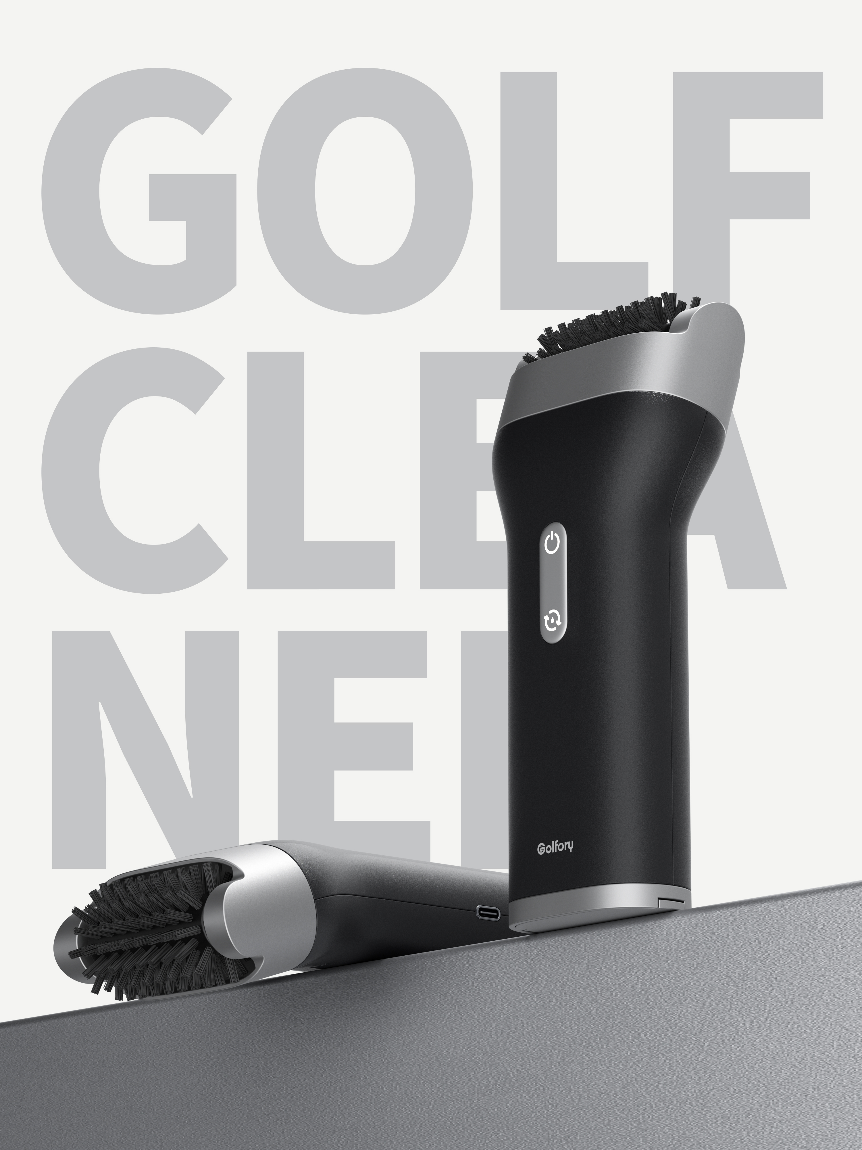 Electric cleaning brush，golf，motion，outdoors，Cleaning tools，product design，industrial design，Tool design，