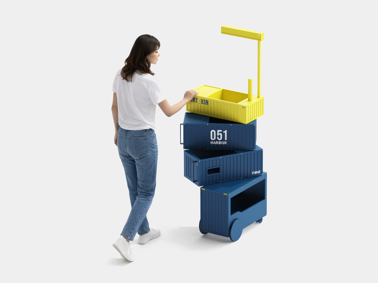 Harbor 051，Storage cart，originality，Housewear & Furnishings，