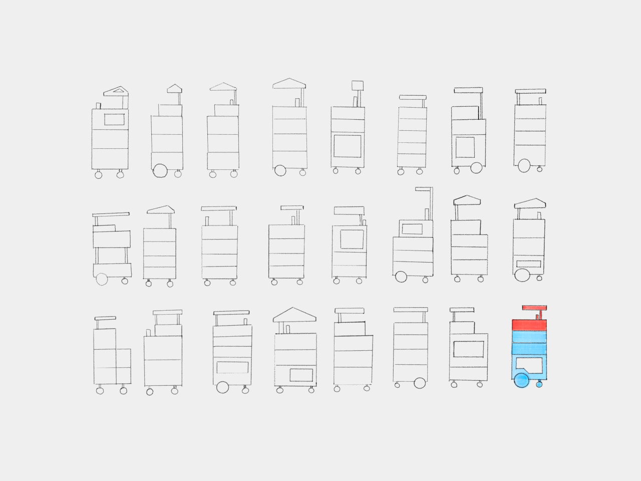 Harbor 051，Storage cart，originality，Housewear & Furnishings，