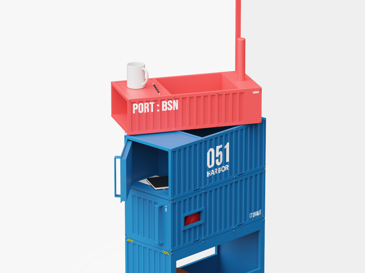 Harbor 051，Storage cart，originality，Housewear & Furnishings，
