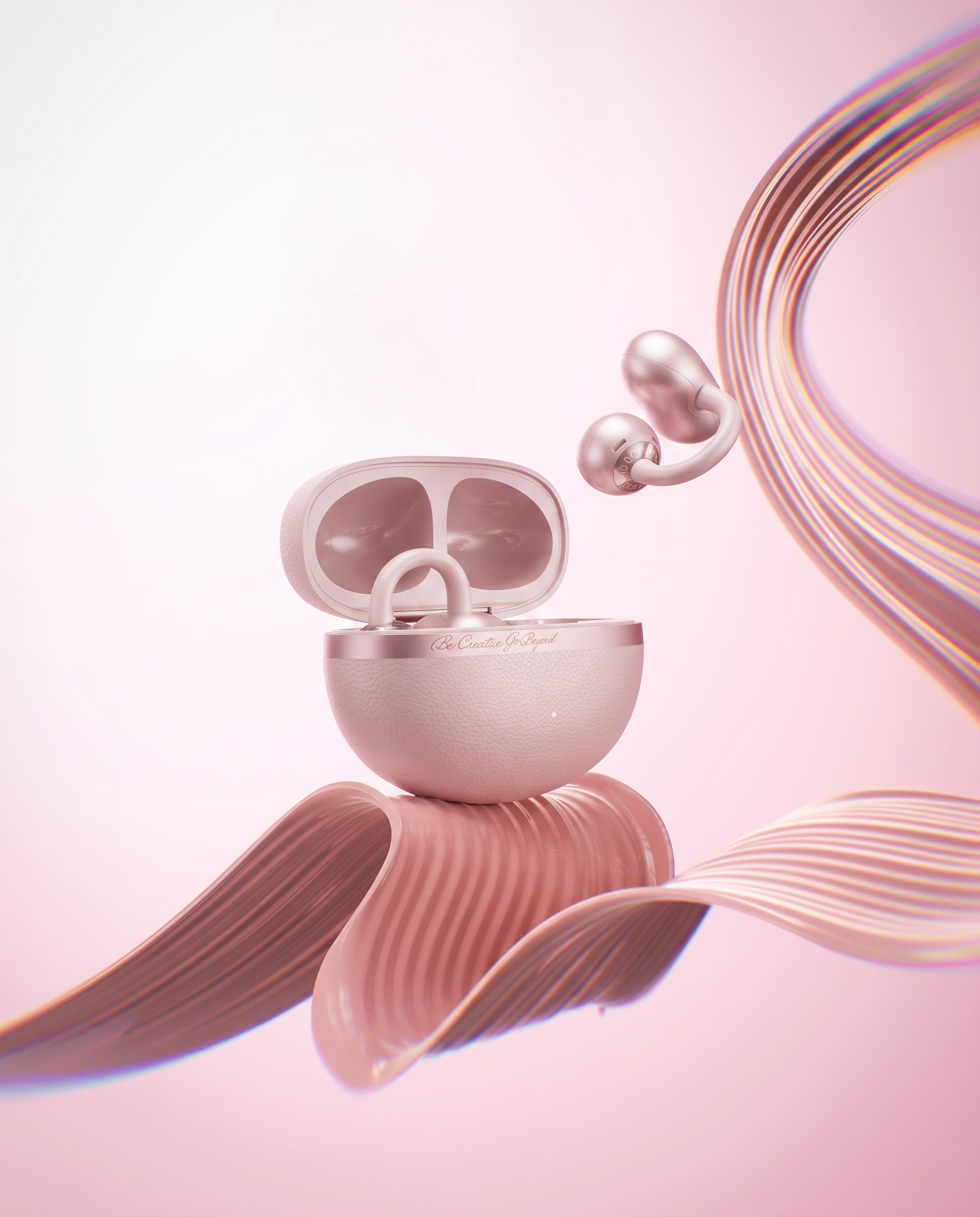Audio products，Earphone design，ows，industrial design，Explosive Case，Academy of Fine Art Team，Active noise reduction，clip-on earphones，