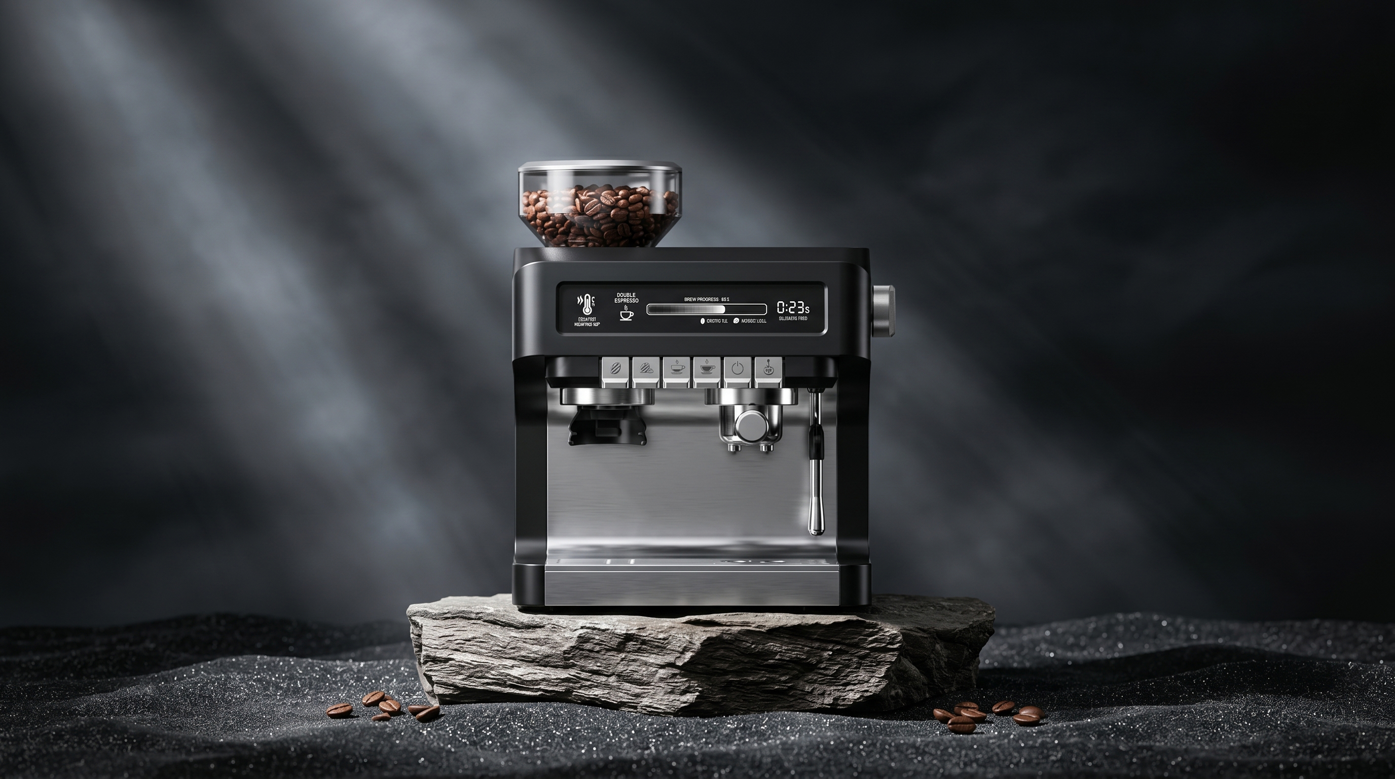 All-in-one coffee maker，grinding machine，Coffee machine design，Small household appliance design，Appearance design，get design，