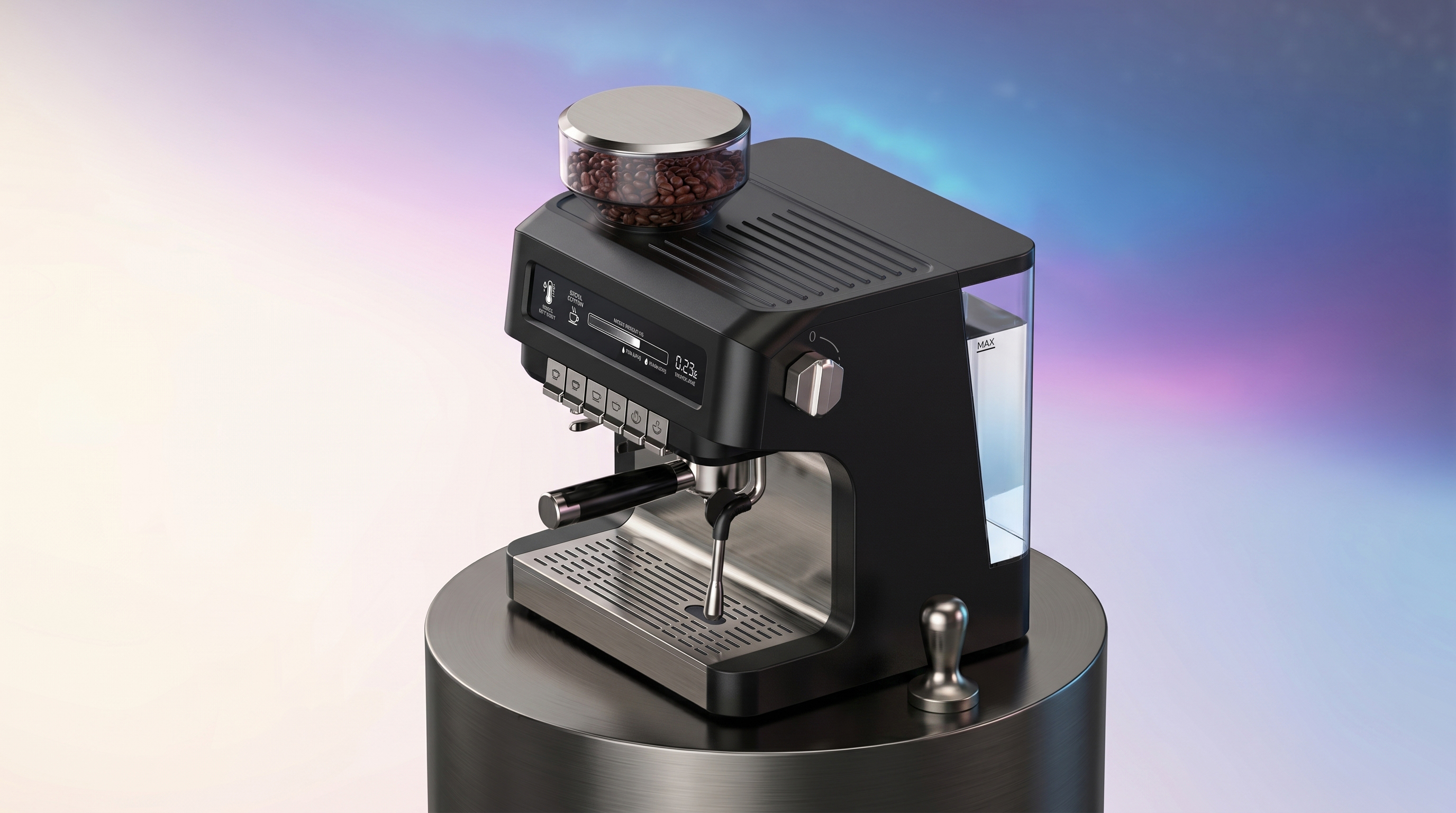All-in-one coffee maker，grinding machine，Coffee machine design，Small household appliance design，Appearance design，get design，