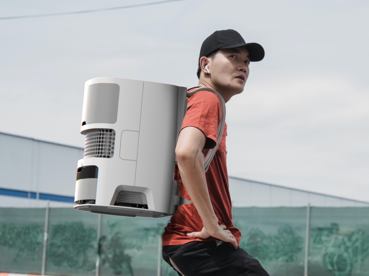 pulito，Commercial cleaning equipment，an electric appliance，Backpack cleaning robot，