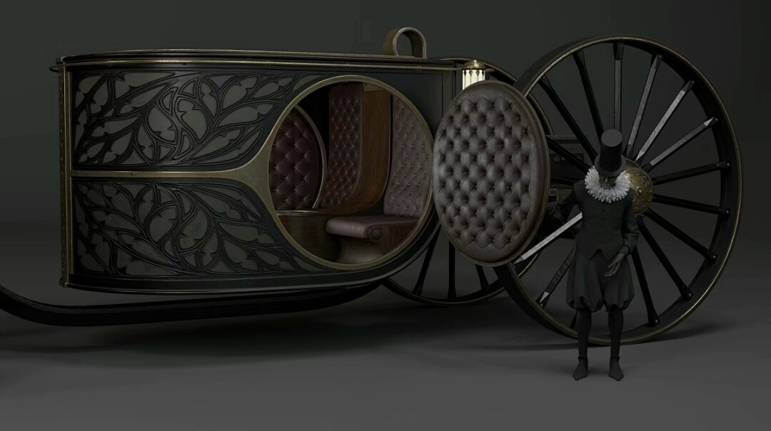 When I was a child's dream carriage sedan chair when I was a child's favorite# mysterious night，
