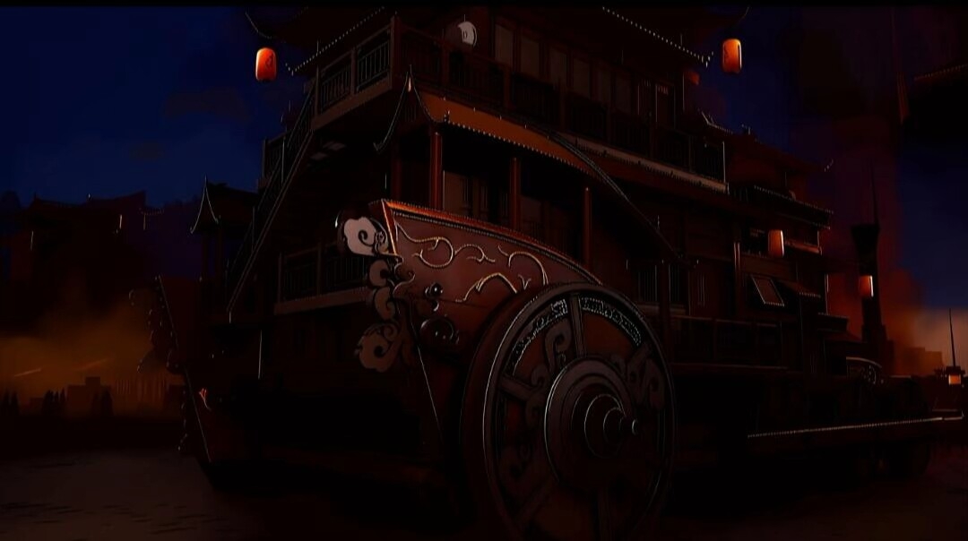 When I was a child's dream carriage sedan chair when I was a child's favorite# mysterious night，