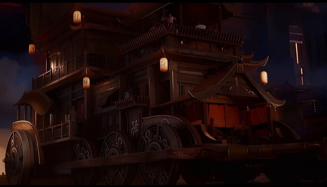 When I was a child's dream carriage sedan chair when I was a child's favorite# mysterious night，