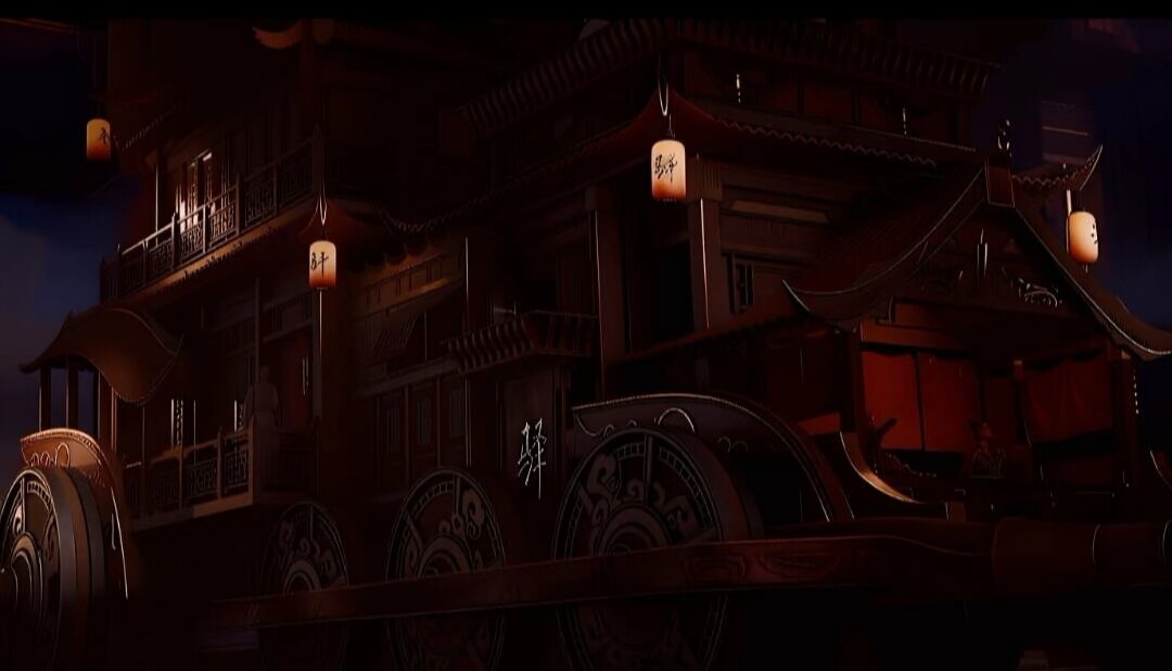 When I was a child's dream carriage sedan chair when I was a child's favorite# mysterious night，