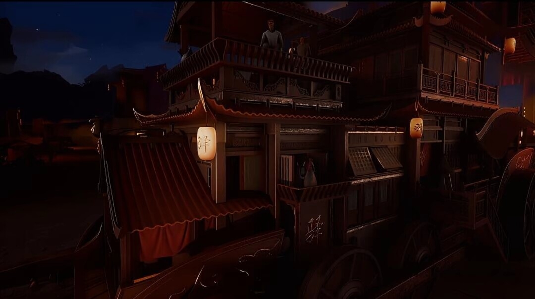 When I was a child's dream carriage sedan chair when I was a child's favorite# mysterious night，