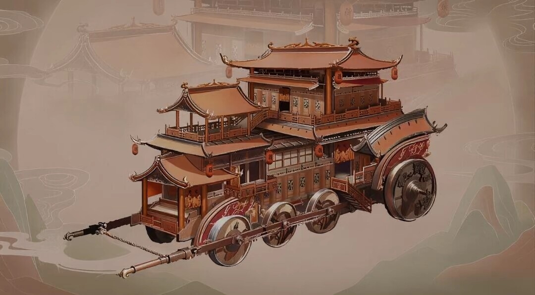 When I was a child's dream carriage sedan chair when I was a child's favorite# mysterious night，