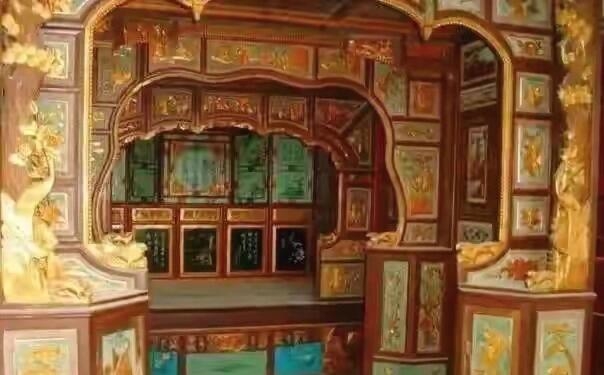 When I was a child's dream carriage sedan chair when I was a child's favorite# mysterious night，