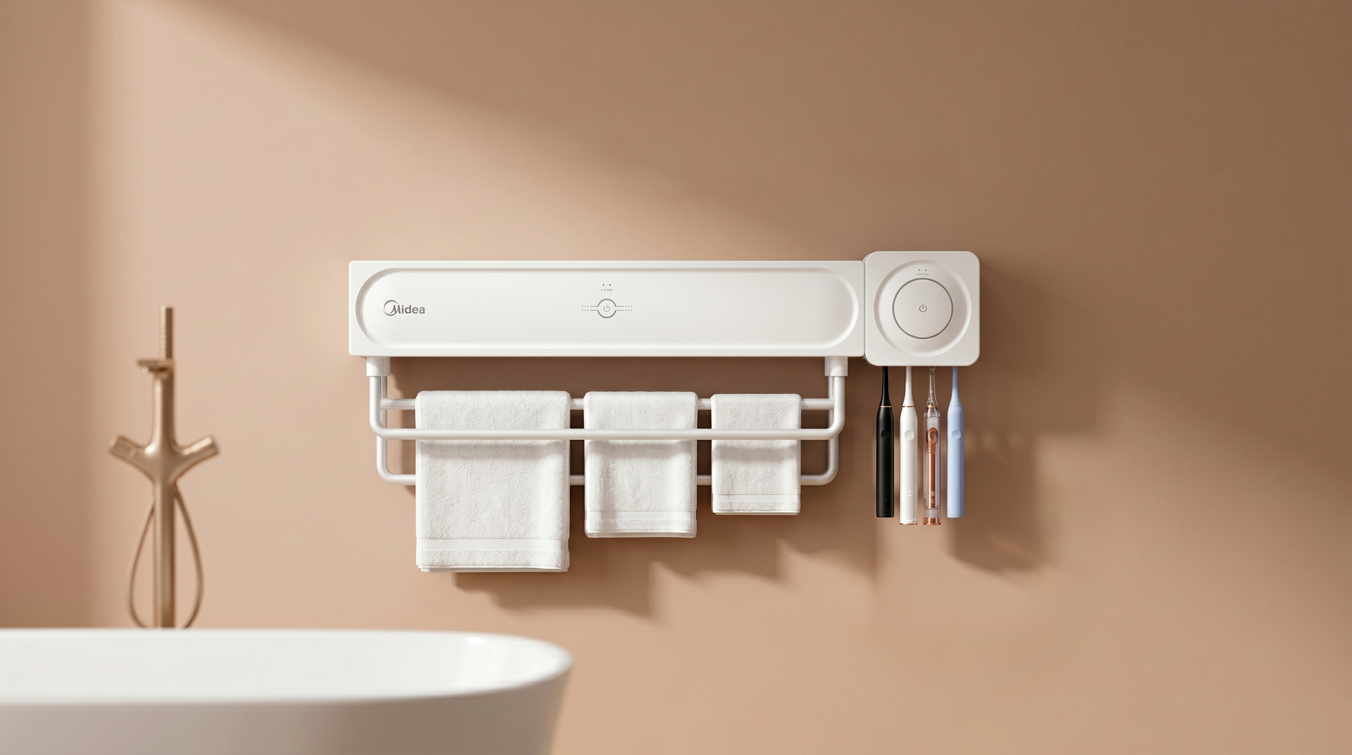 Towel dryer，Toothbrush sterilizer，get design，Small household appliance design，product design，Appearance design，Good things in the bathroom，